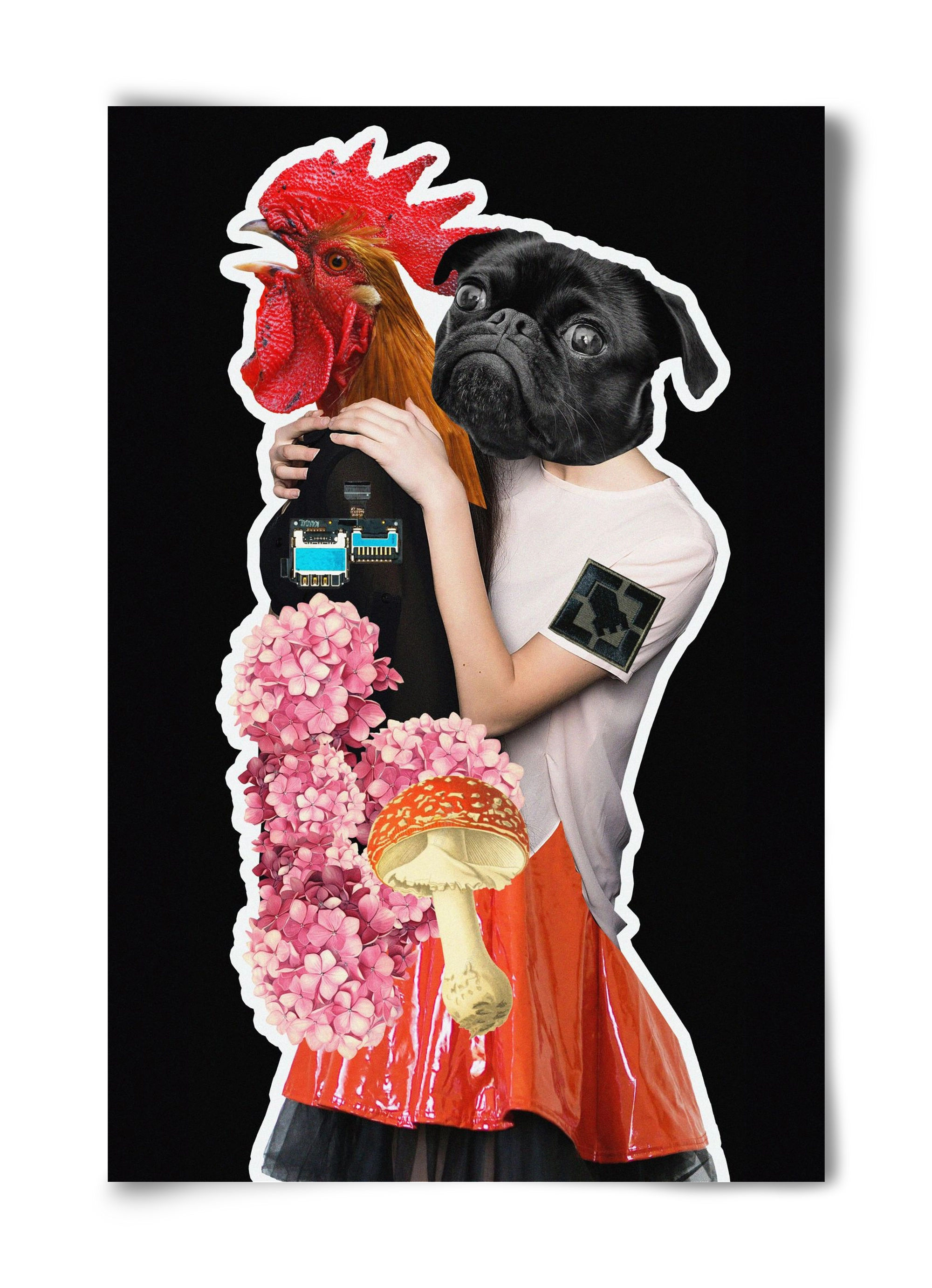 collage 5, 40x60 cm, Keret nélkül