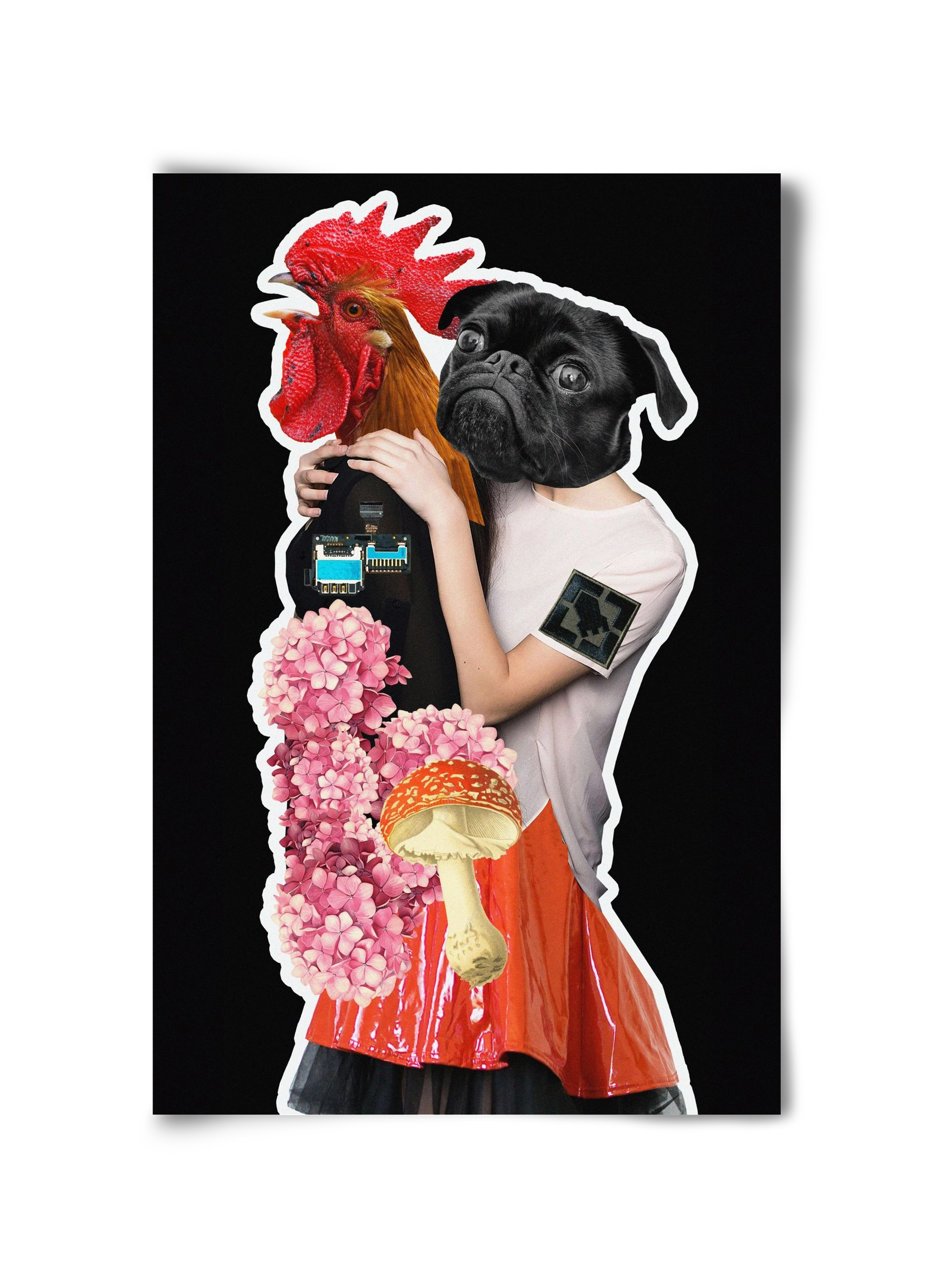 collage 5, 30x45 cm, Keret nélkül