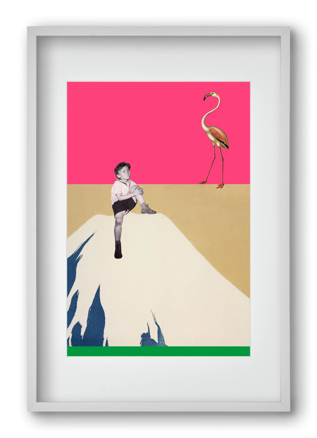 Hopes 1., 40x60 cm (30x45 cm), Fehér keret, paszpartuval