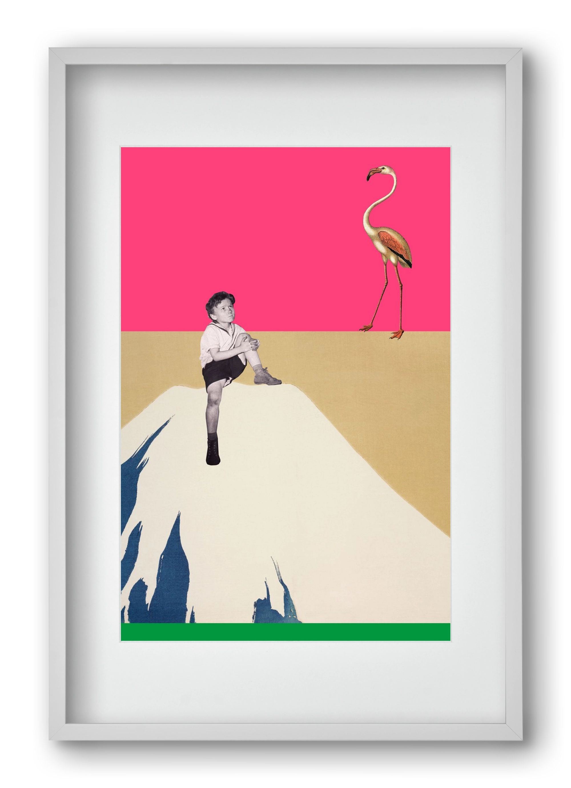 Hopes 1., 40x60 cm (30x45 cm), Fehér keret, paszpartuval