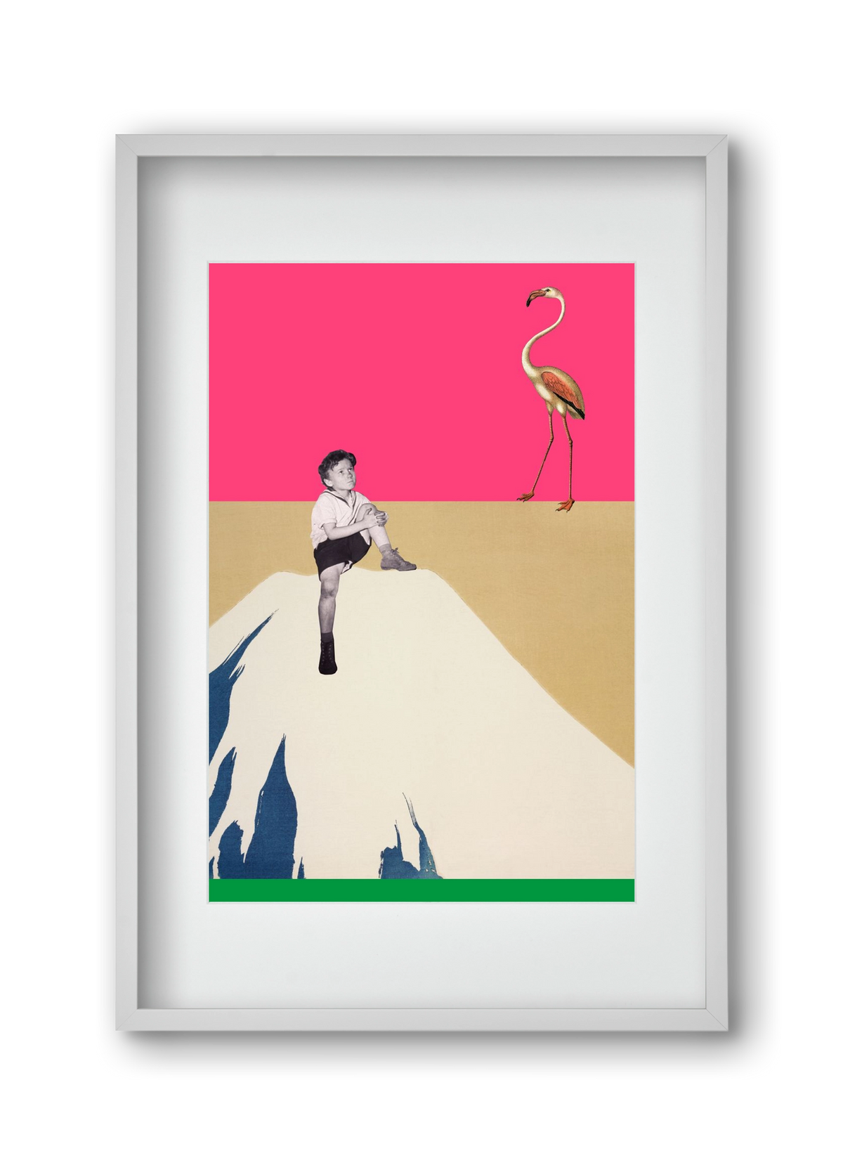 Hopes 1., 30x45 cm (20x30 cm), Fehér keret, paszpartuval