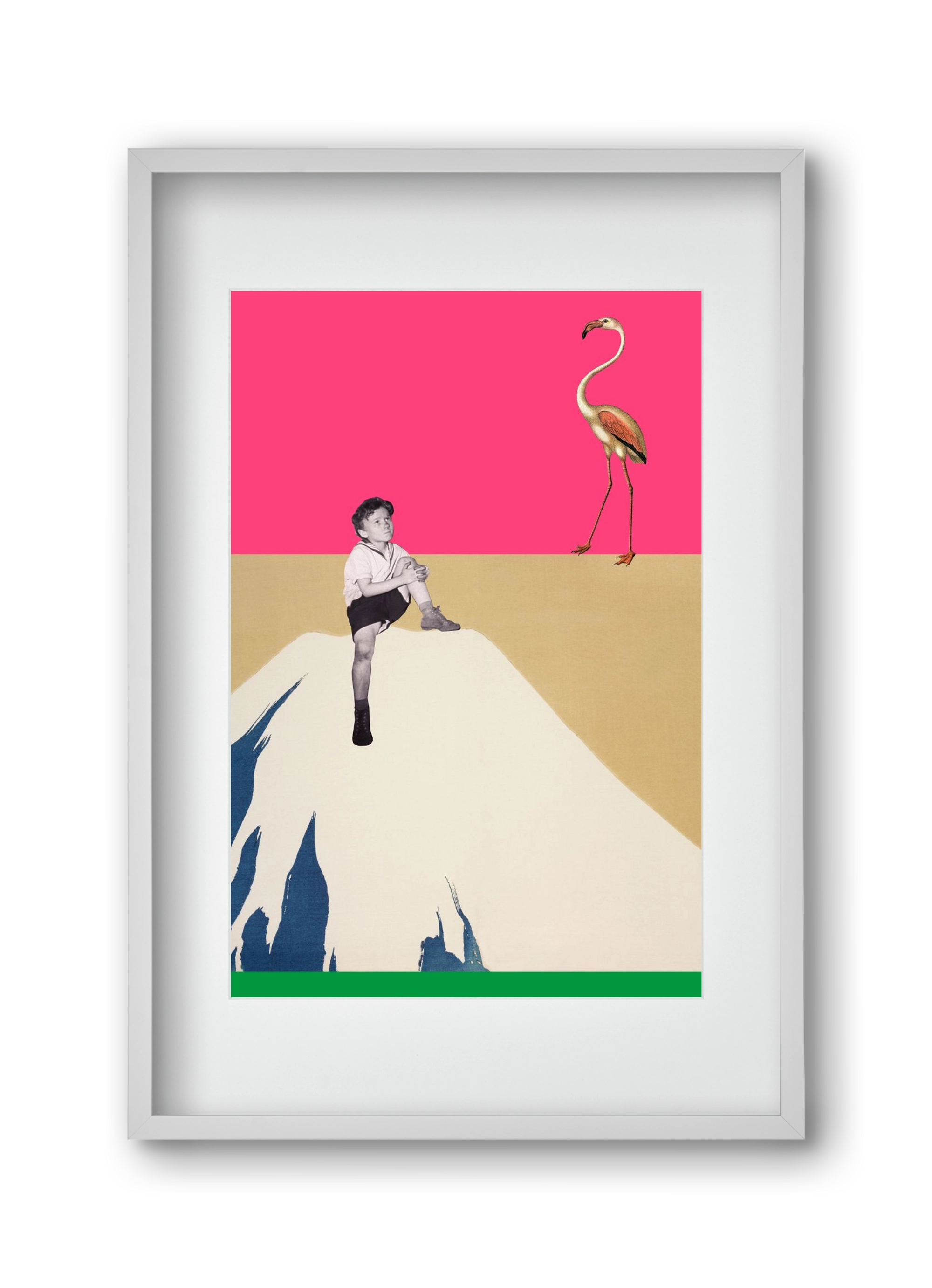 Hopes 1., 30x45 cm (20x30 cm), Fehér keret, paszpartuval