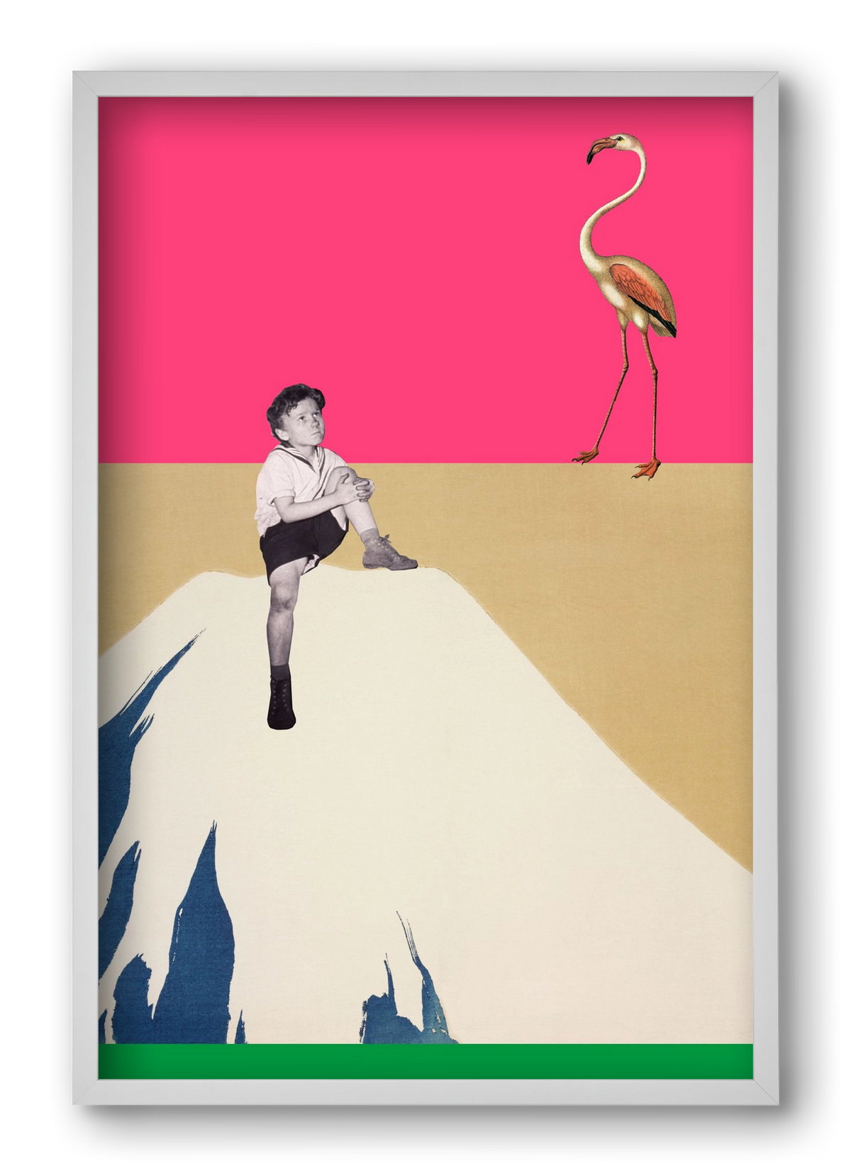 Hopes 1., 40x60 cm (40x60 cm), Fehér keret