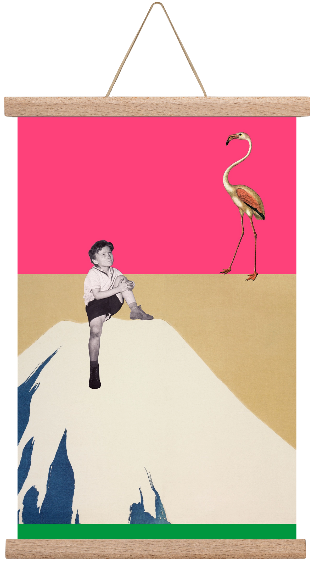 Hopes 1., 30x45 cm (30x45 cm), Tölgy akasztó