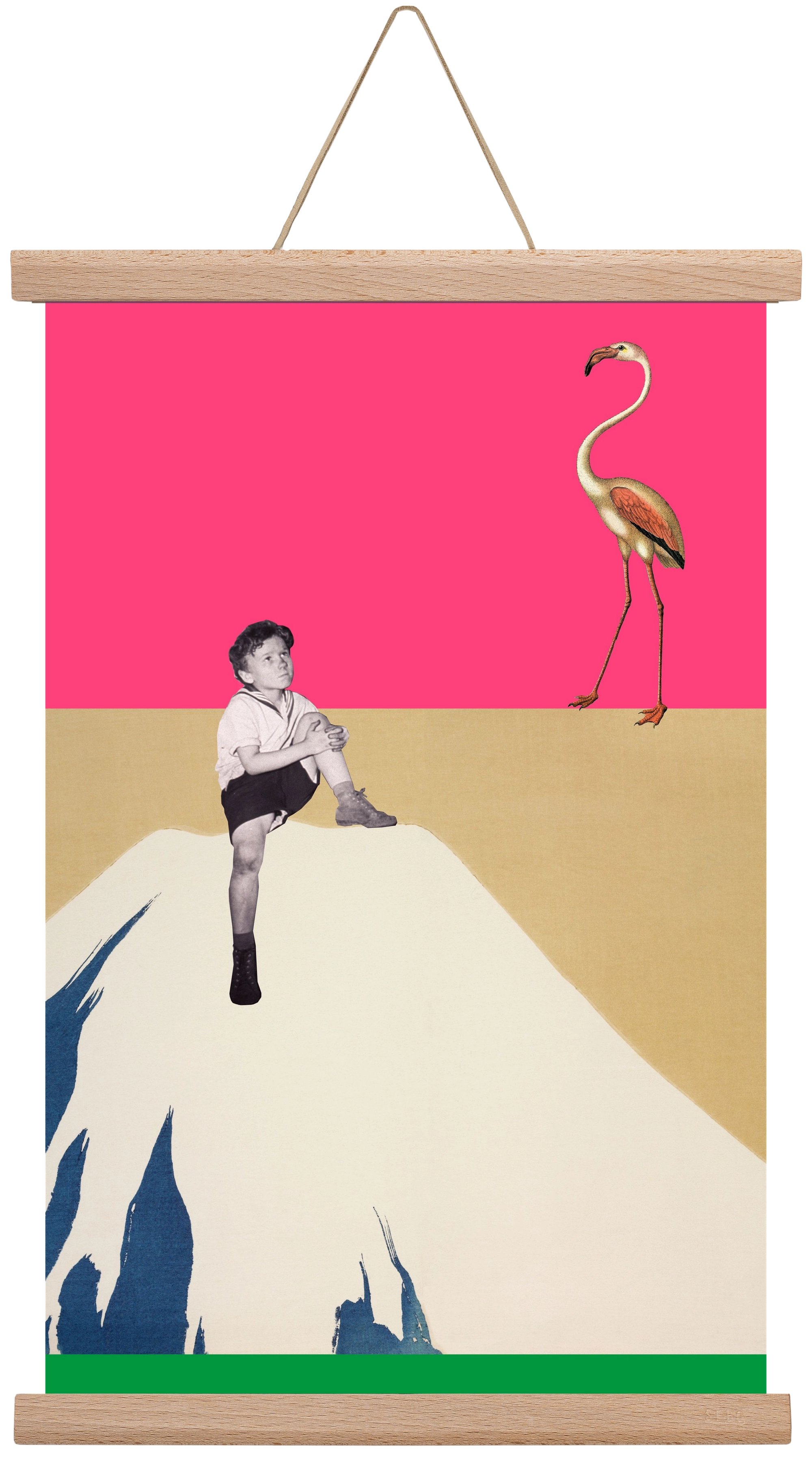 Hopes 1., 30x45 cm (30x45 cm), Tölgy akasztó