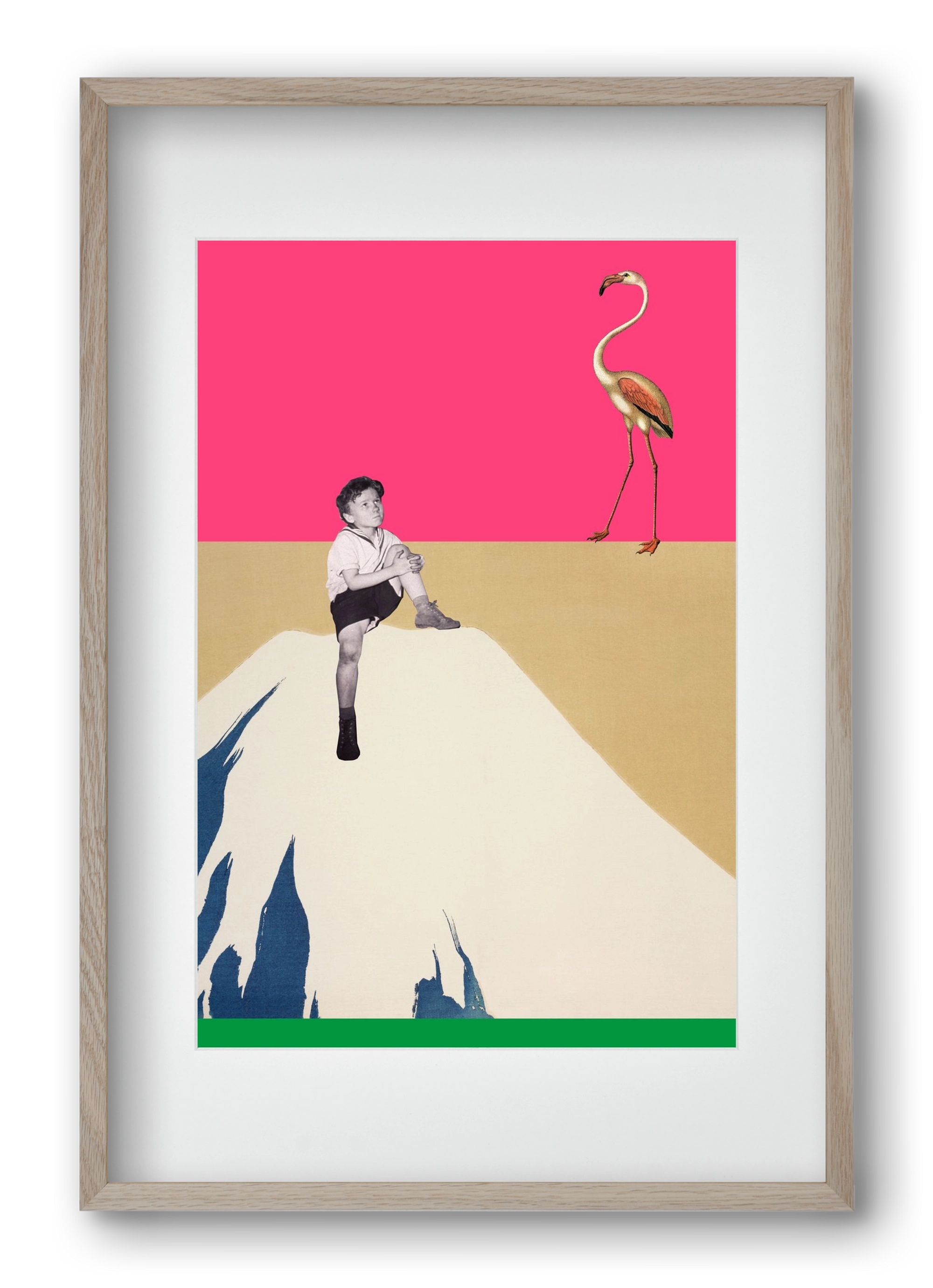 Hopes 1., 40x60 cm (30x45 cm), Tölgy keret, paszpartuval