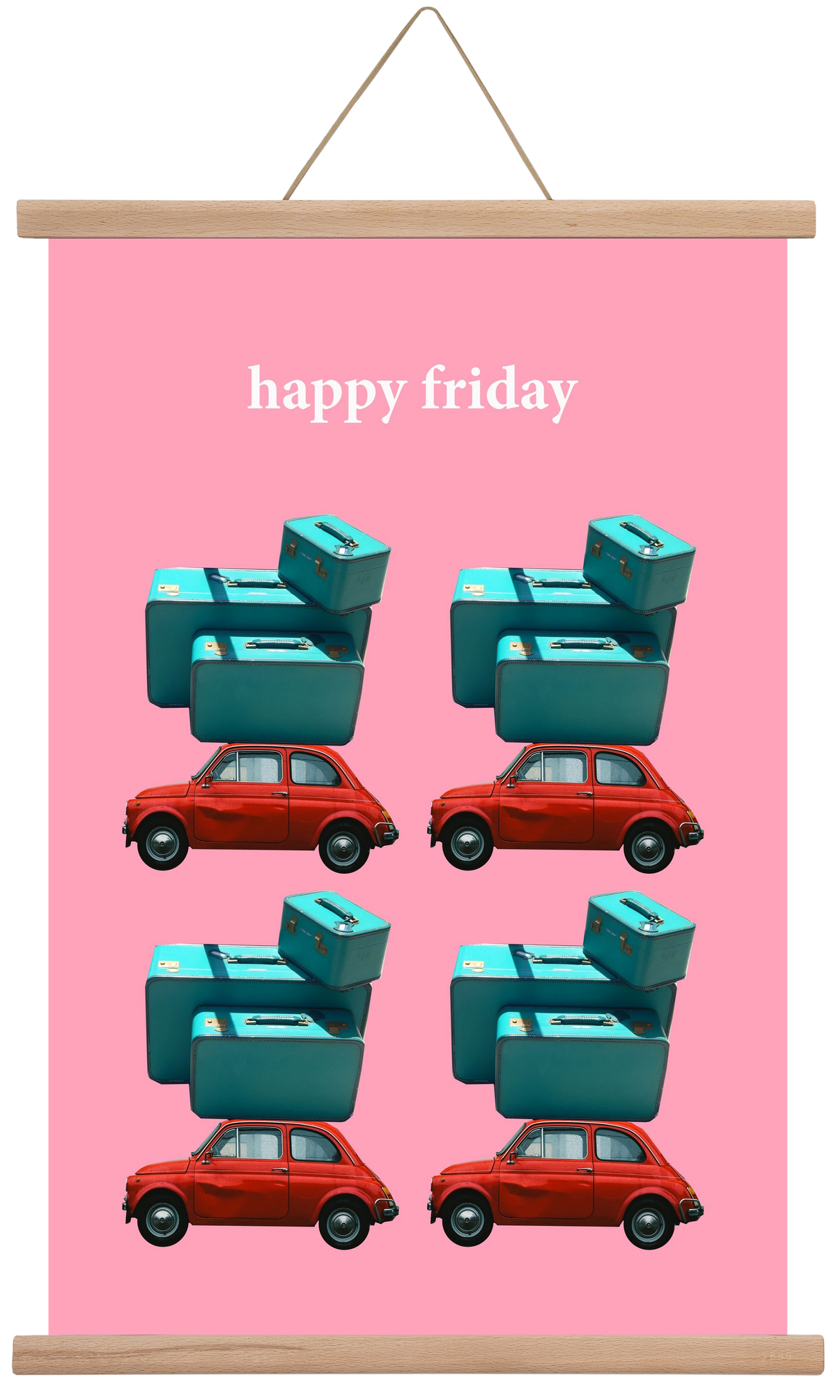 Holidays 1., 40x60 cm (40x60 cm), Tölgy akasztó