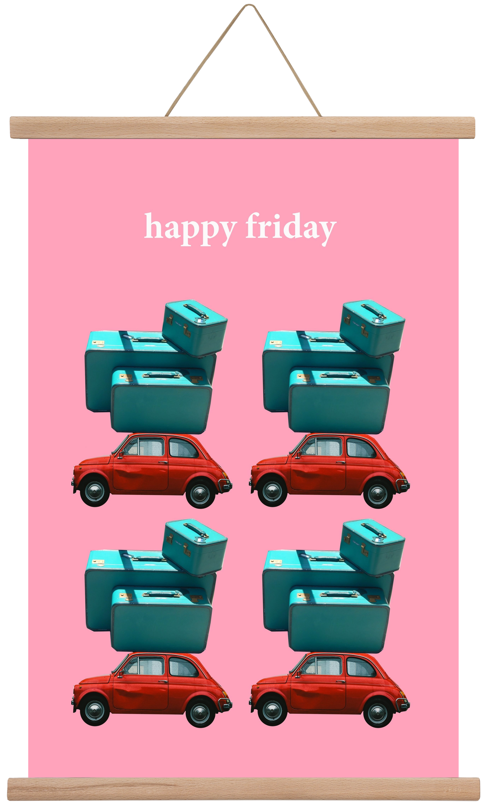 Holidays 1., 40x60 cm (40x60 cm), Tölgy akasztó