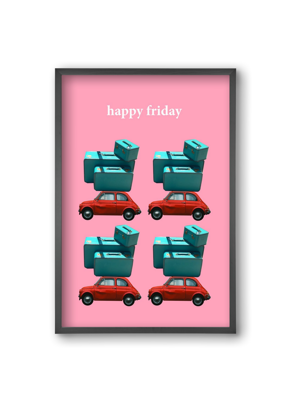 Holidays 1., 20x30 cm (20x30 cm), Fekete keret