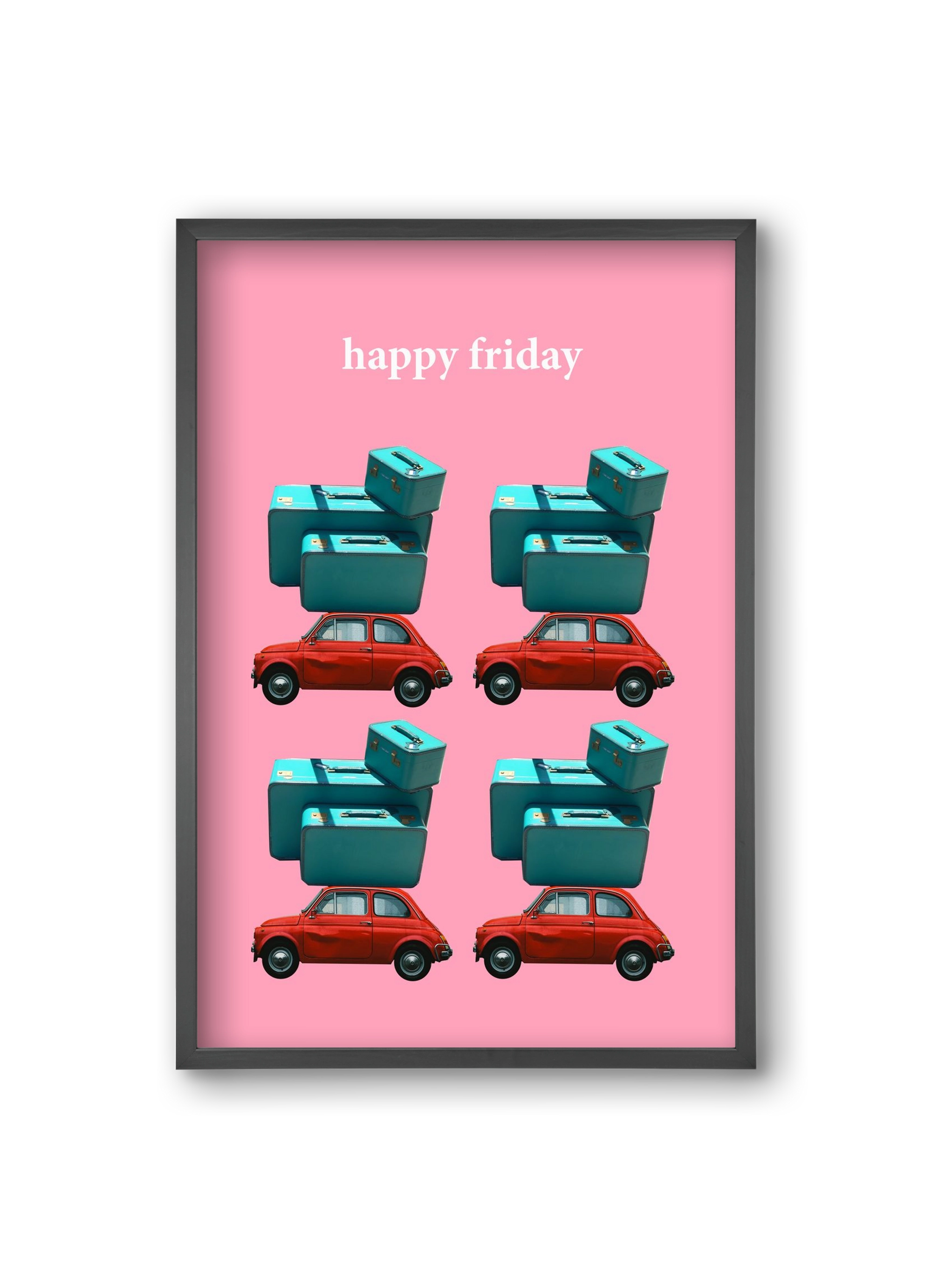 Holidays 1., 20x30 cm (20x30 cm), Fekete keret