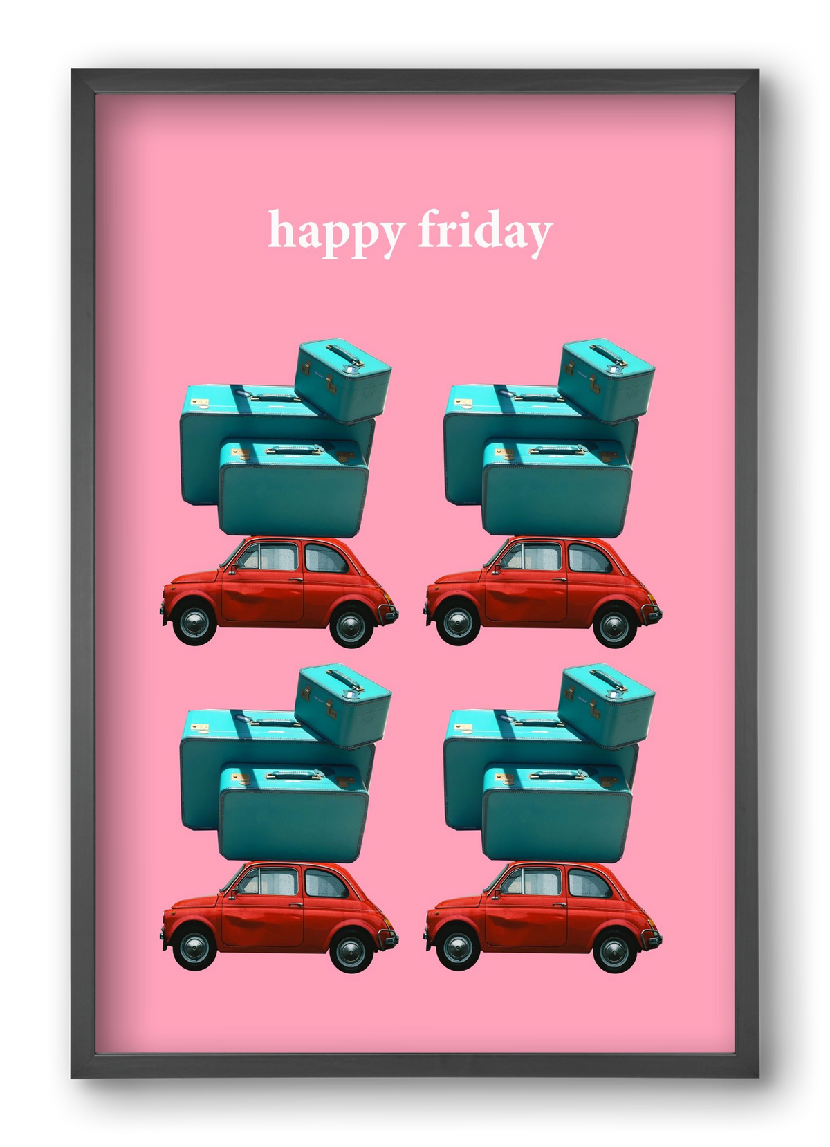 Holidays 1., 40x60 cm (40x60 cm), Fekete keret