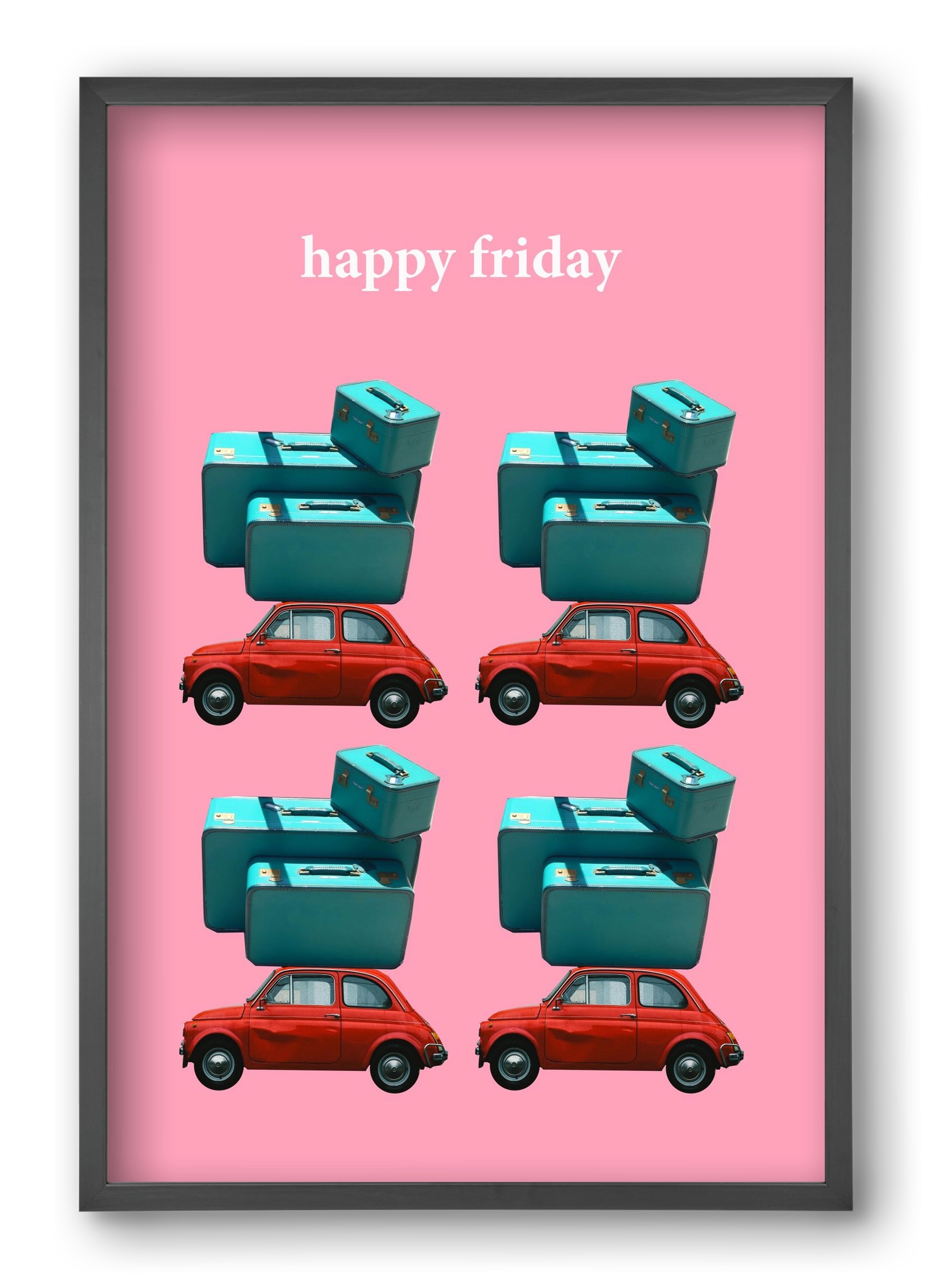 Holidays 1., 40x60 cm (40x60 cm), Fekete keret