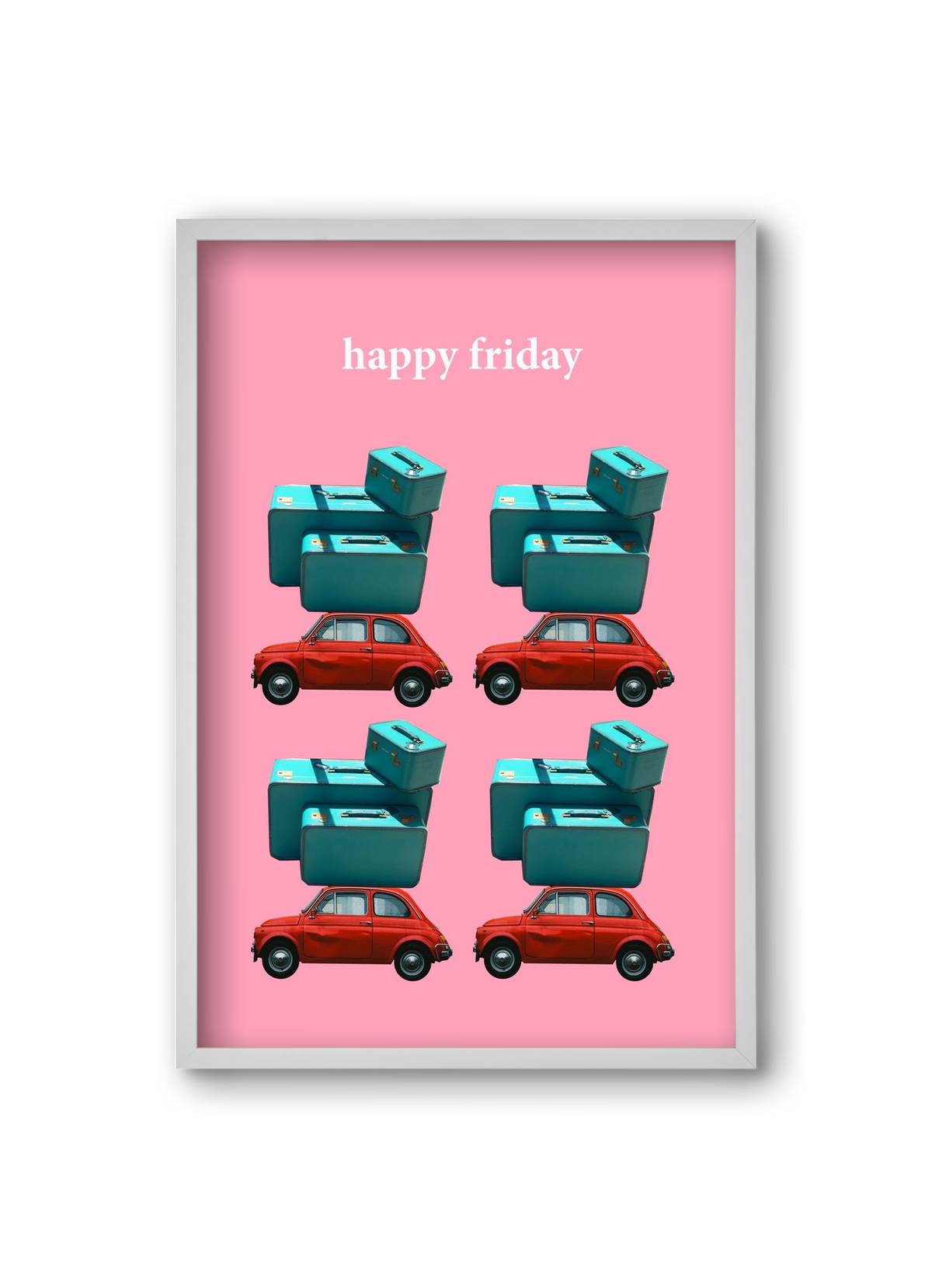 Holidays 1., 20x30 cm (20x30 cm), Fehér keret