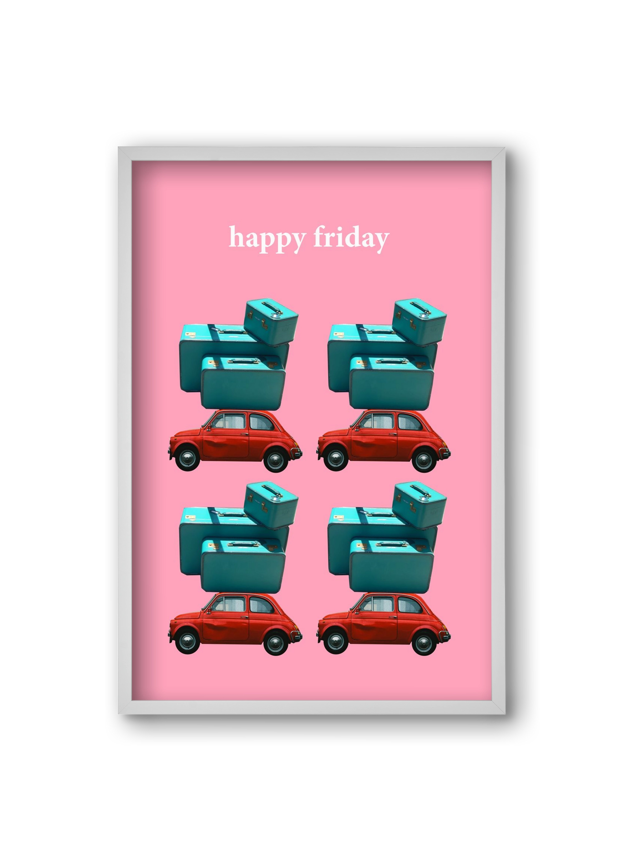 Holidays 1., 20x30 cm (20x30 cm), Fehér keret