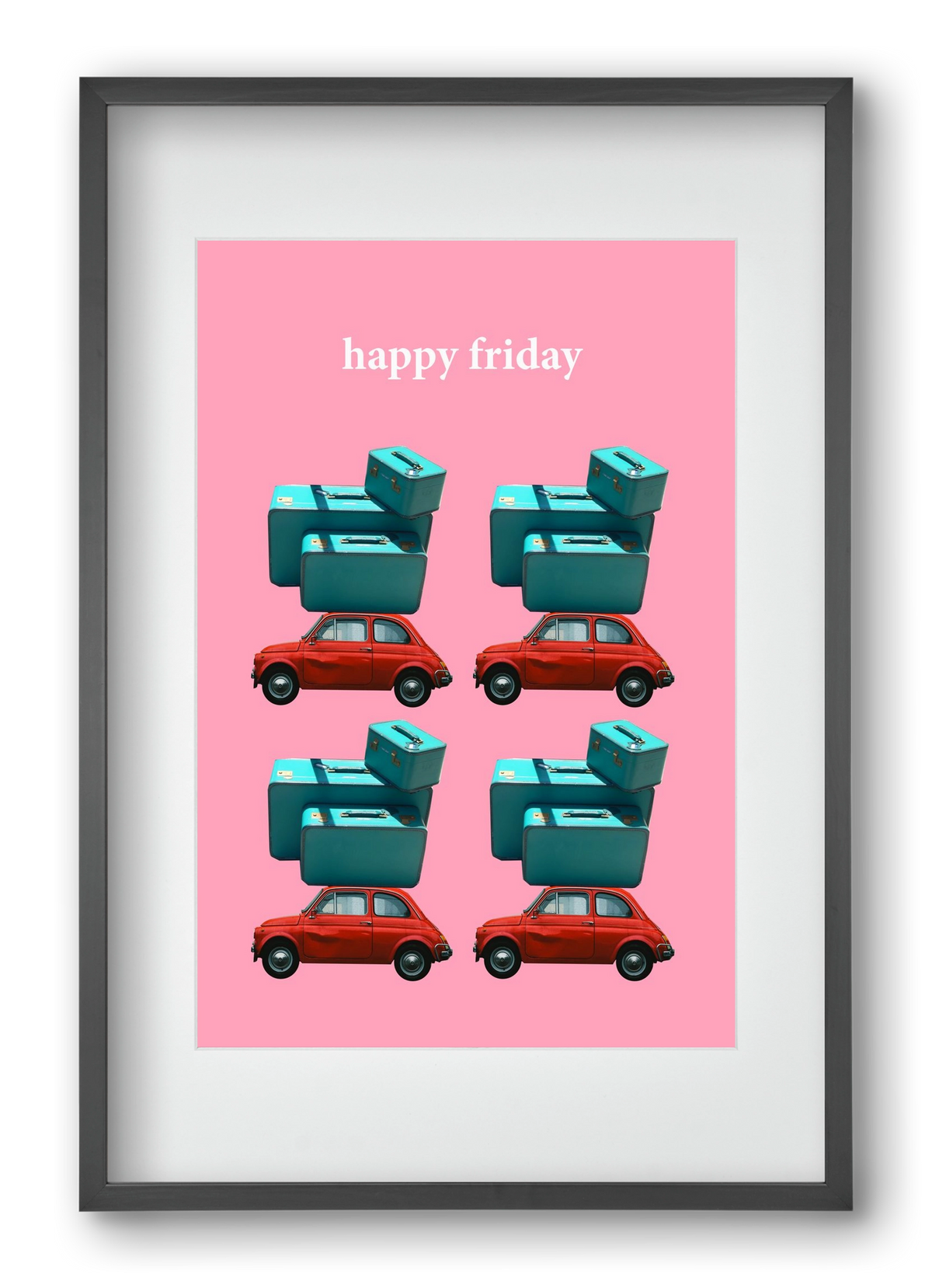 Holidays 1., 40x60 cm (30x45 cm), Fekete keret, paszpartuval