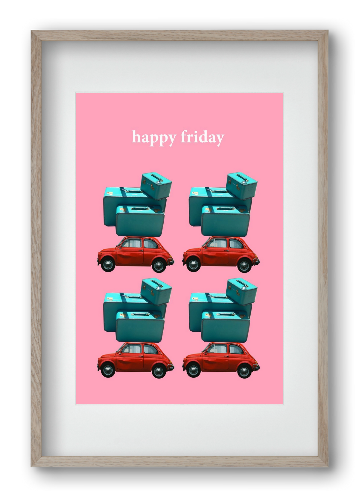 Holidays 1., 40x60 cm (30x45 cm), Tölgy keret, paszpartuval