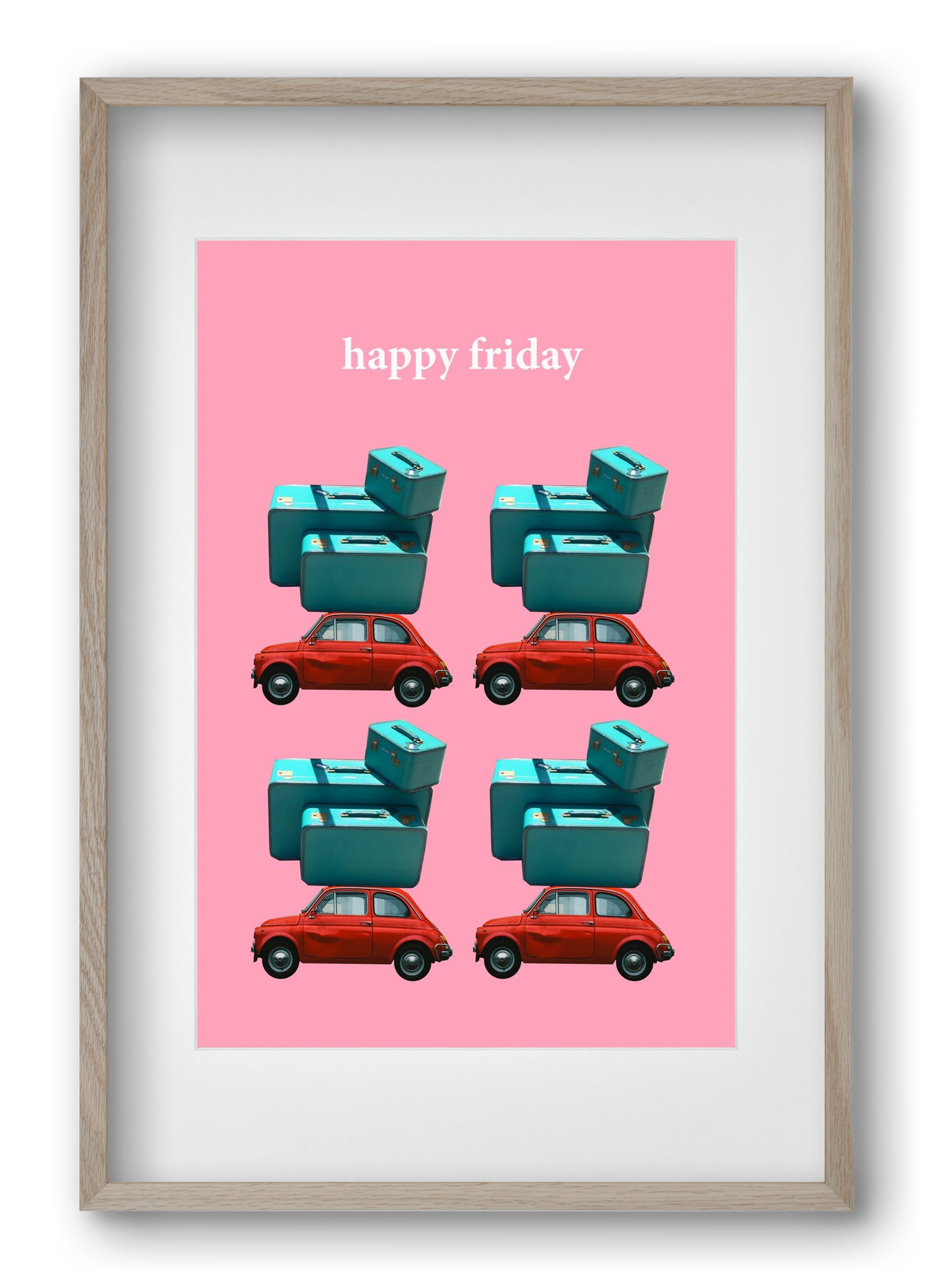 Holidays 1., 40x60 cm (30x45 cm), Tölgy keret, paszpartuval