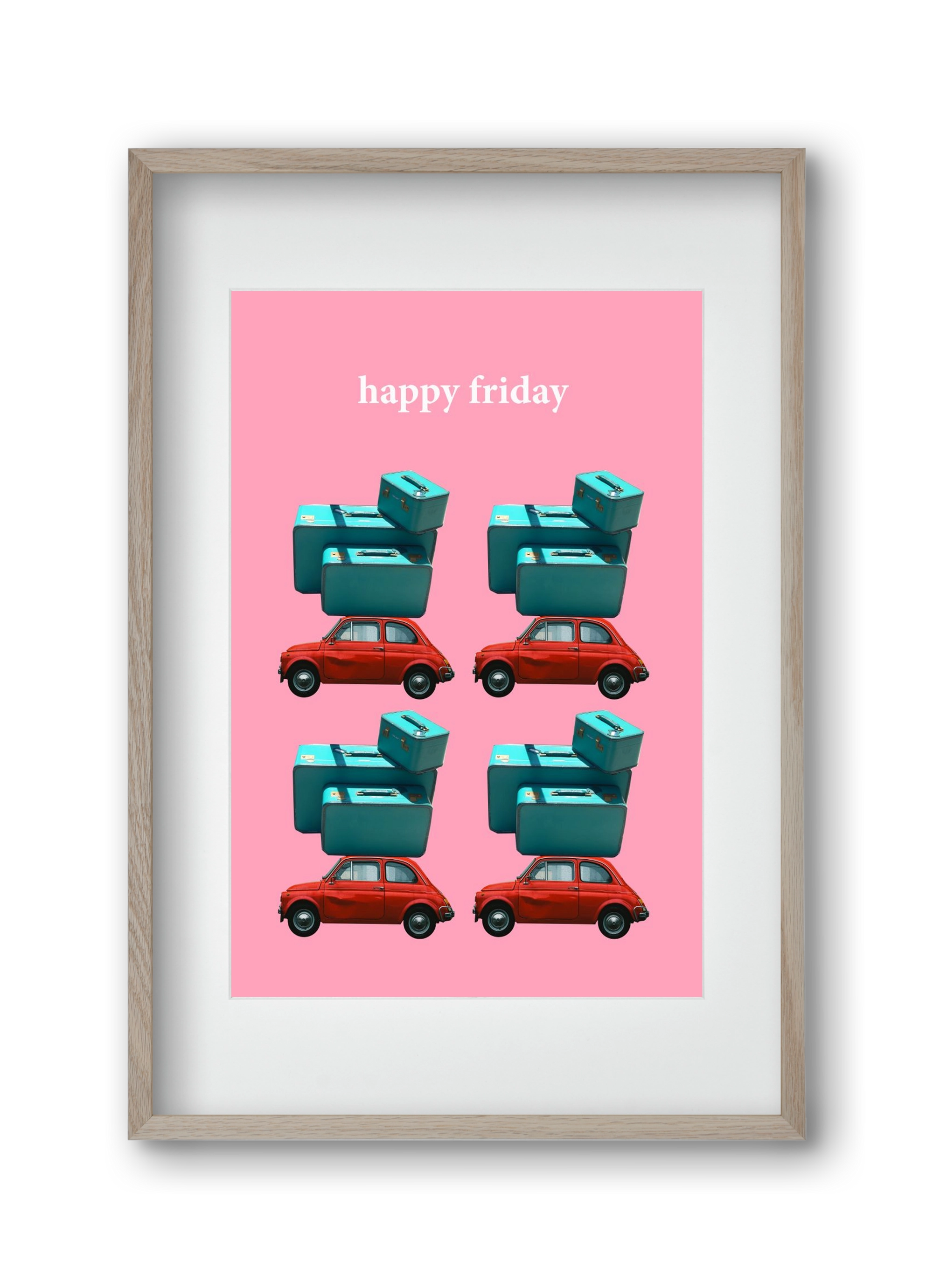 Holidays 1., 30x45 cm (20x30 cm), Tölgy keret, paszpartuval