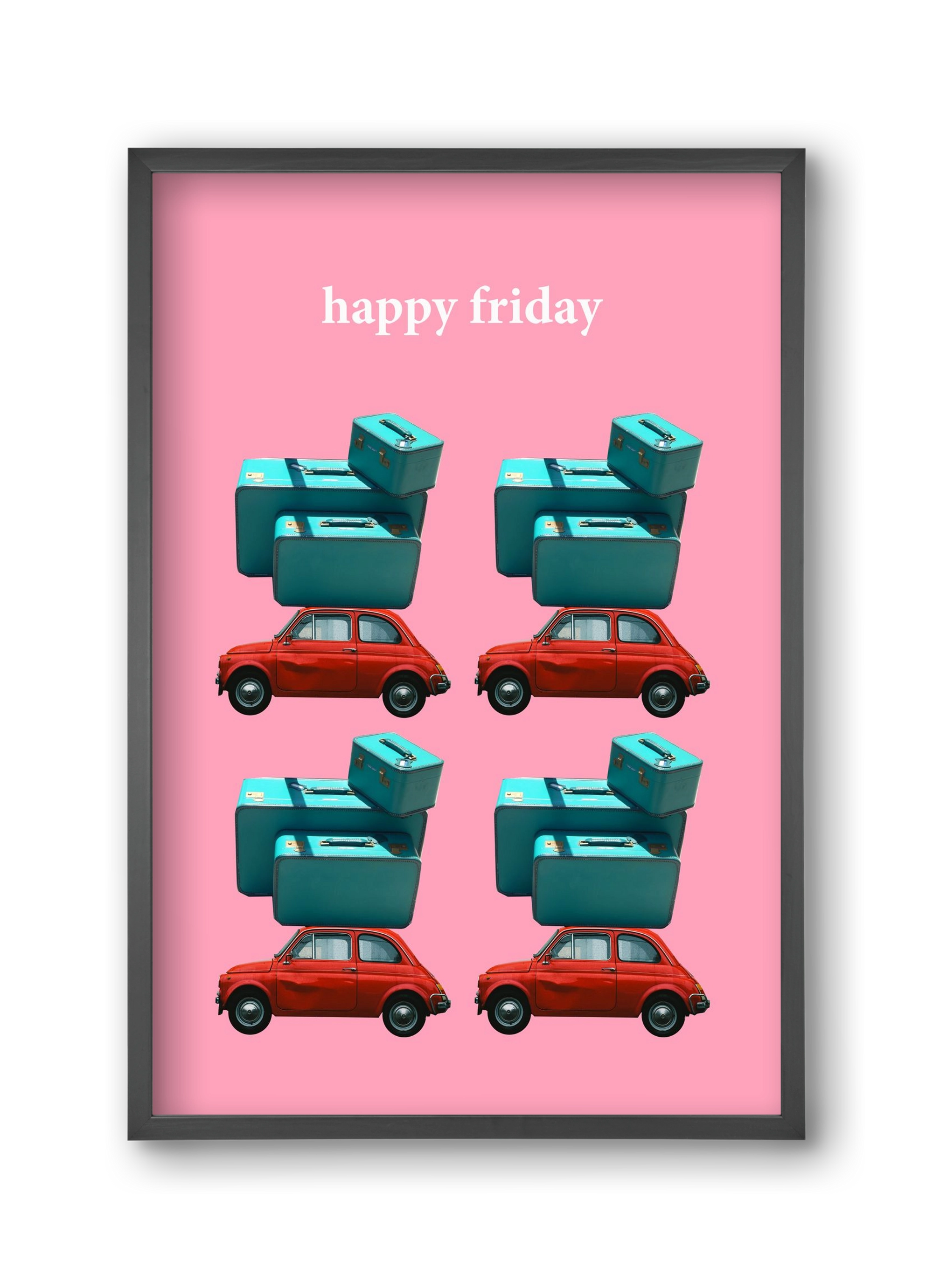 Holidays 1., 30x45 cm (30x45 cm), Fekete keret