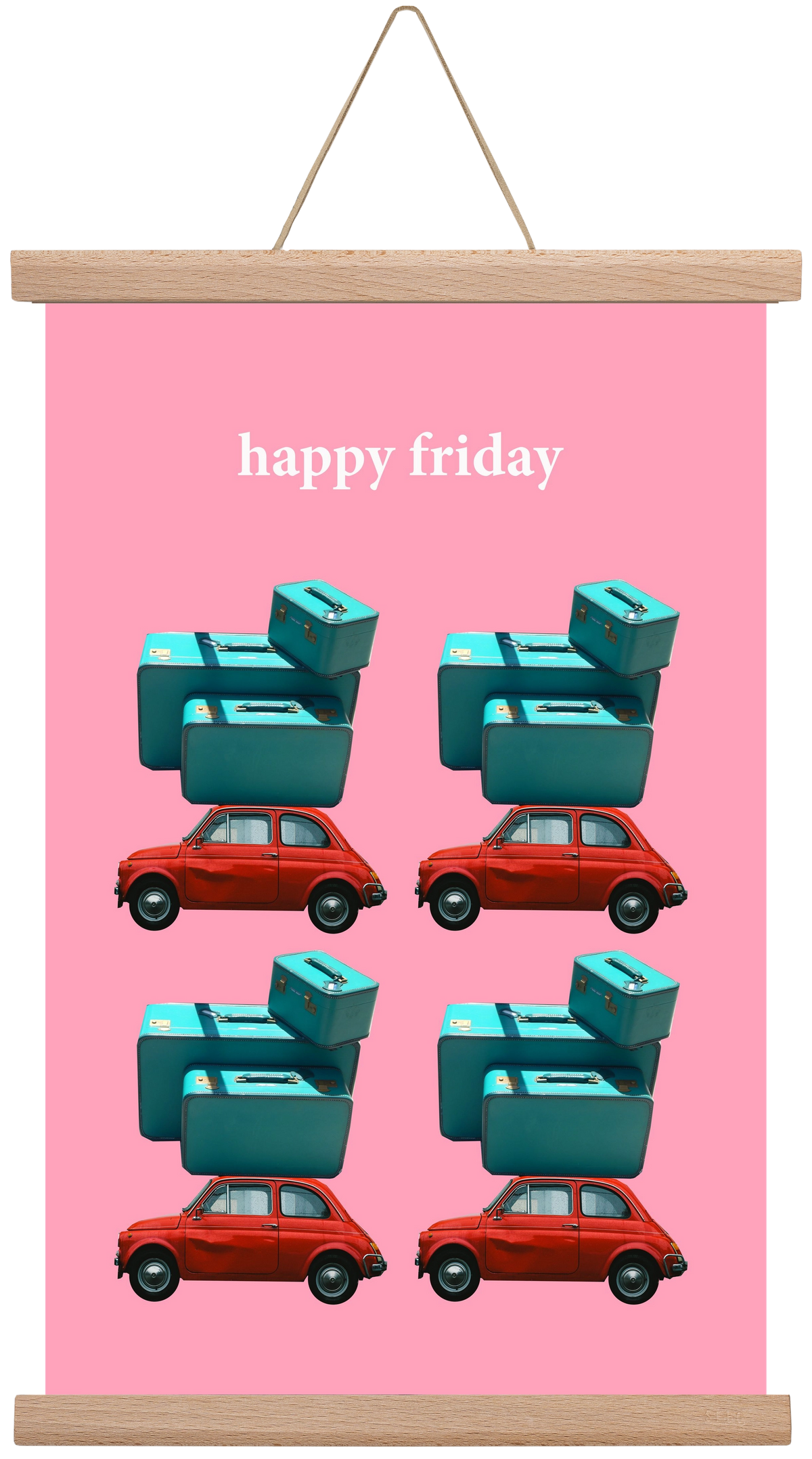 Holidays 1., 30x45 cm (30x45 cm), Tölgy akasztó