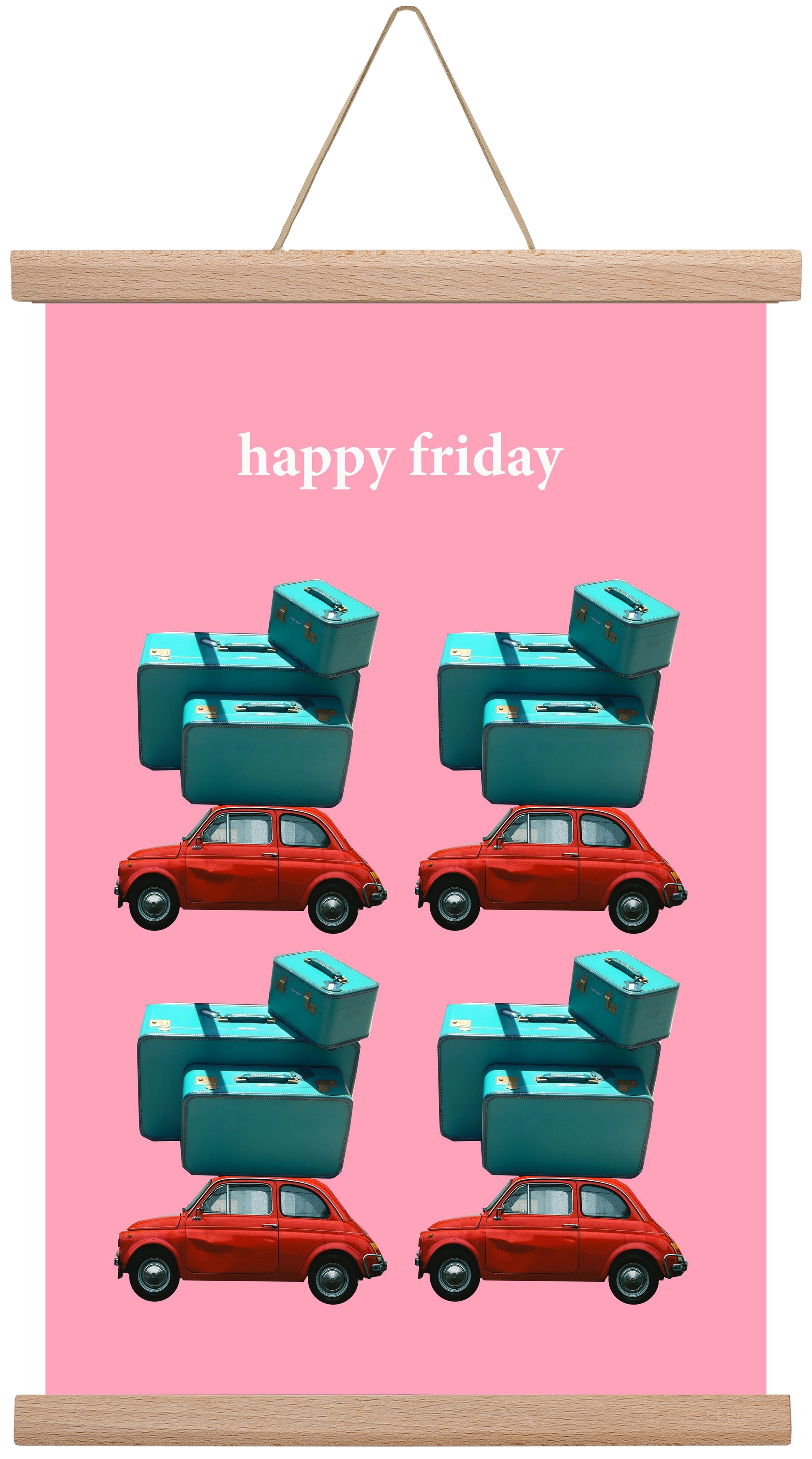 Holidays 1., 30x45 cm (30x45 cm), Tölgy akasztó