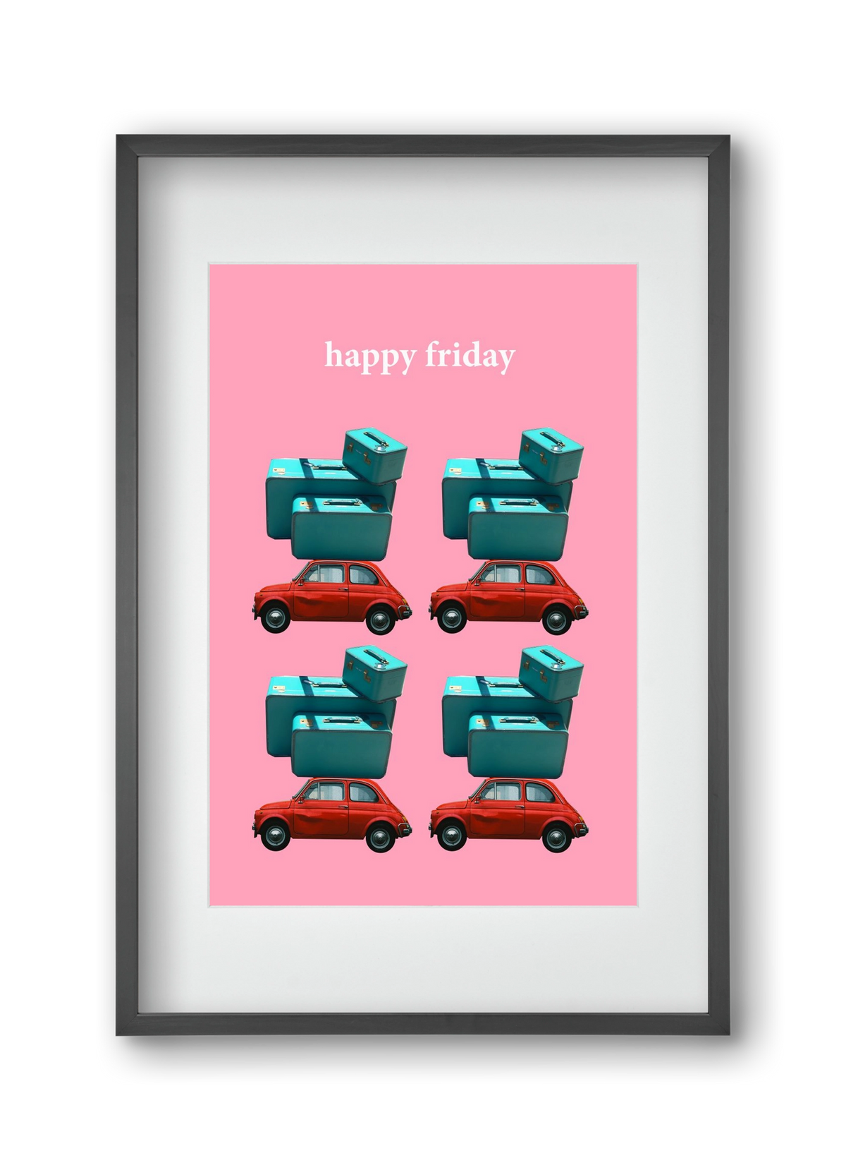 Holidays 1., 30x45 cm (20x30 cm), Fekete keret, paszpartuval