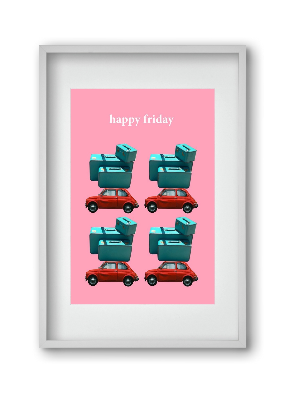 Holidays 1., 30x45 cm (20x30 cm), Fehér keret, paszpartuval