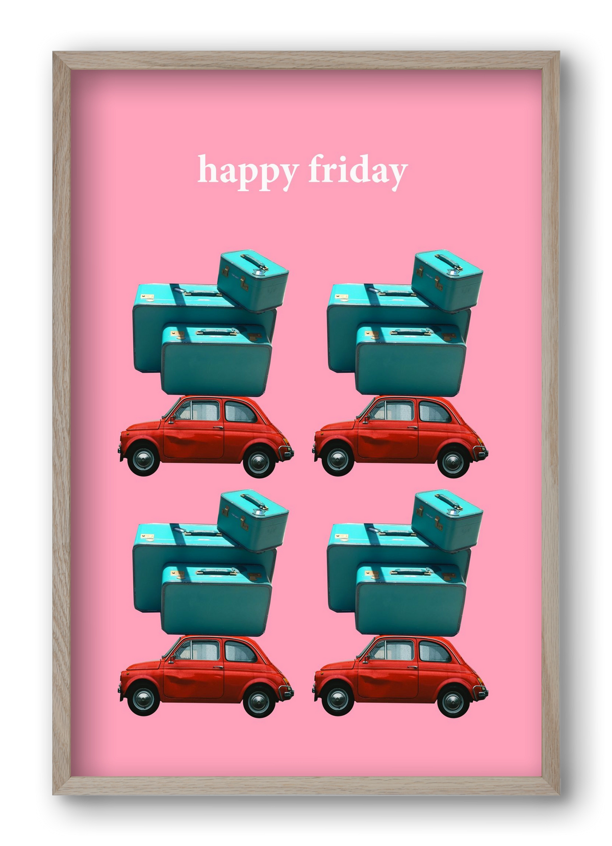 Holidays 1., 40x60 cm (40x60 cm), Tölgy keret