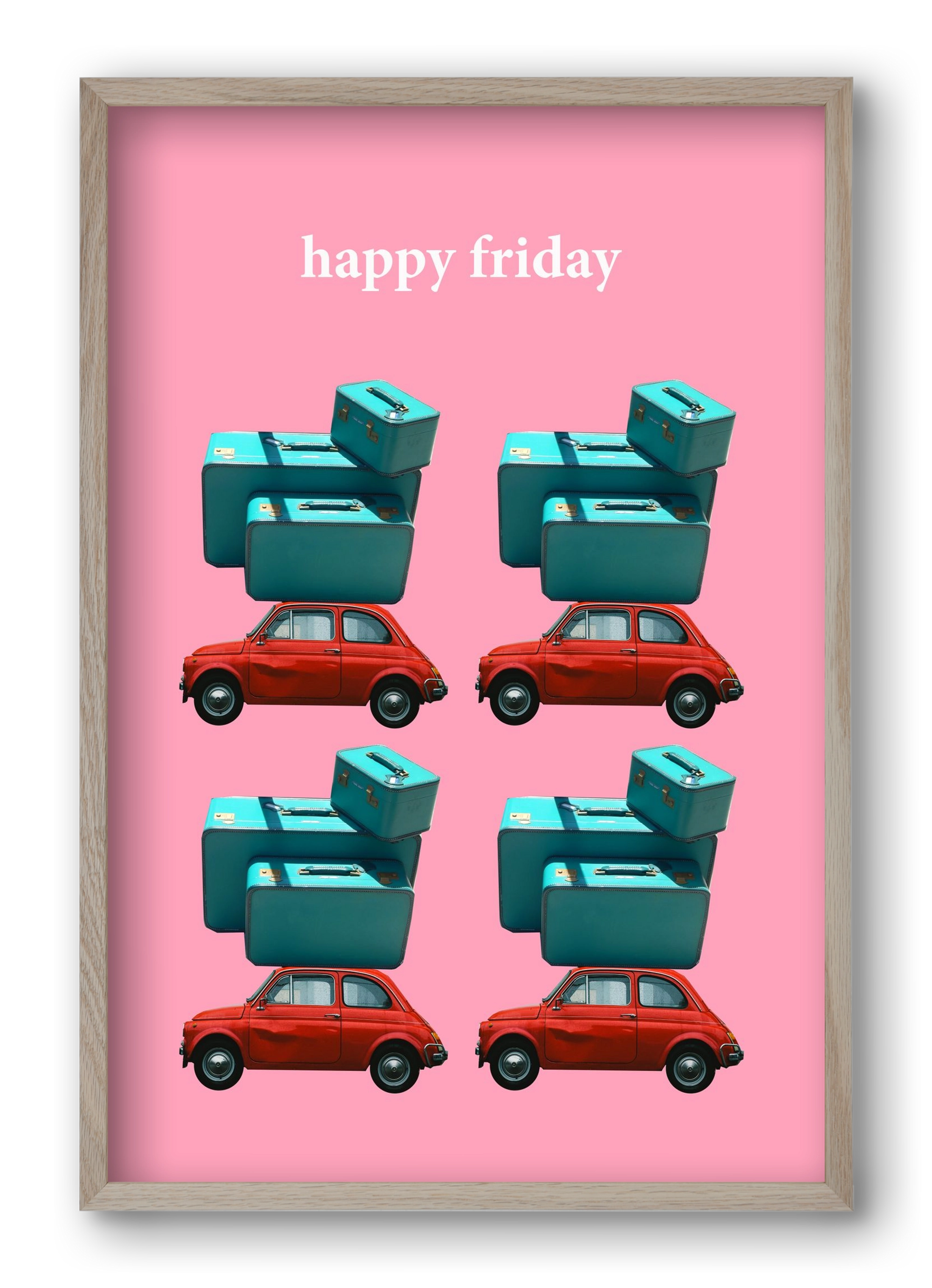 Holidays 1., 40x60 cm (40x60 cm), Tölgy keret