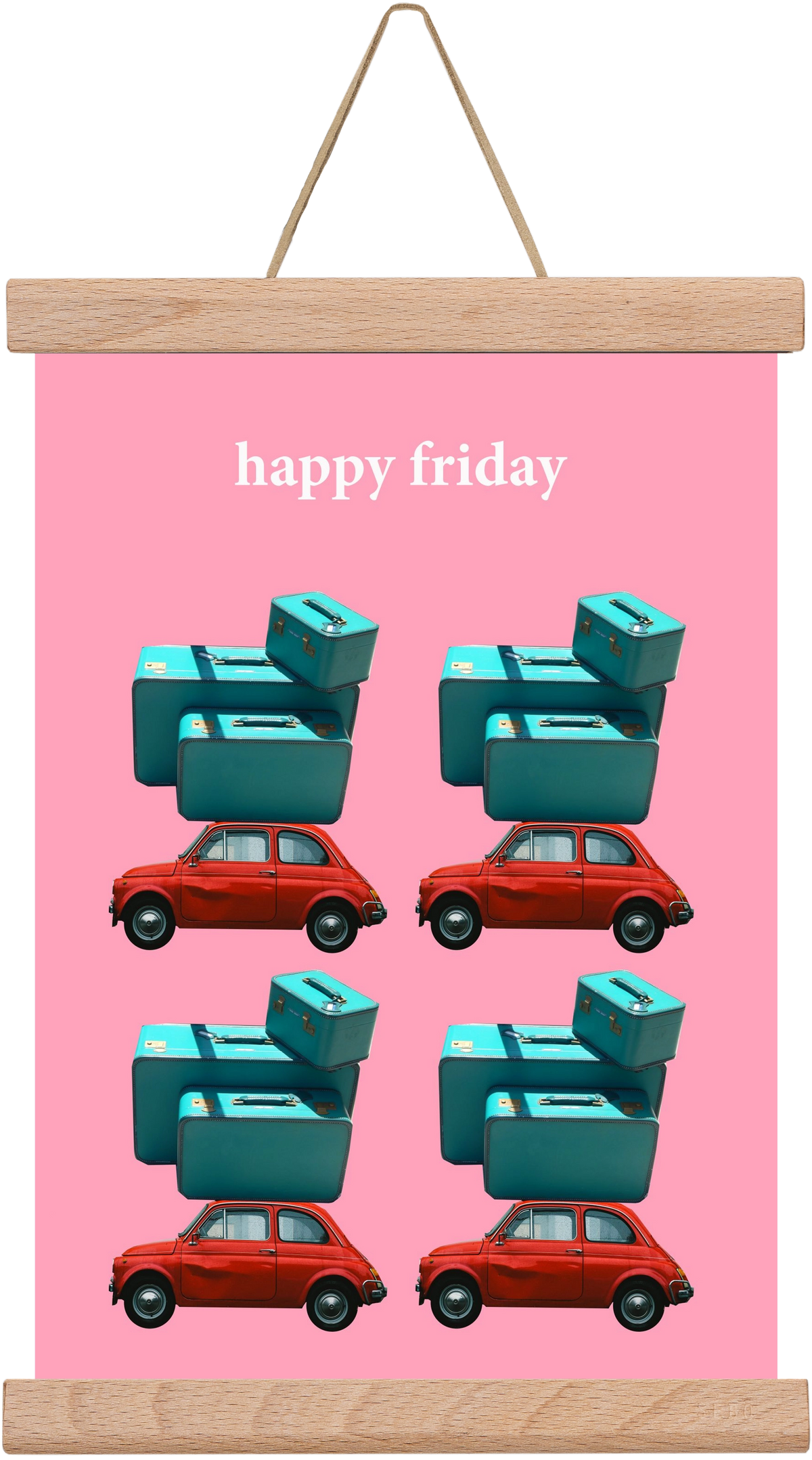 Holidays 1., 20x30 cm (20x30 cm), Tölgy akasztó