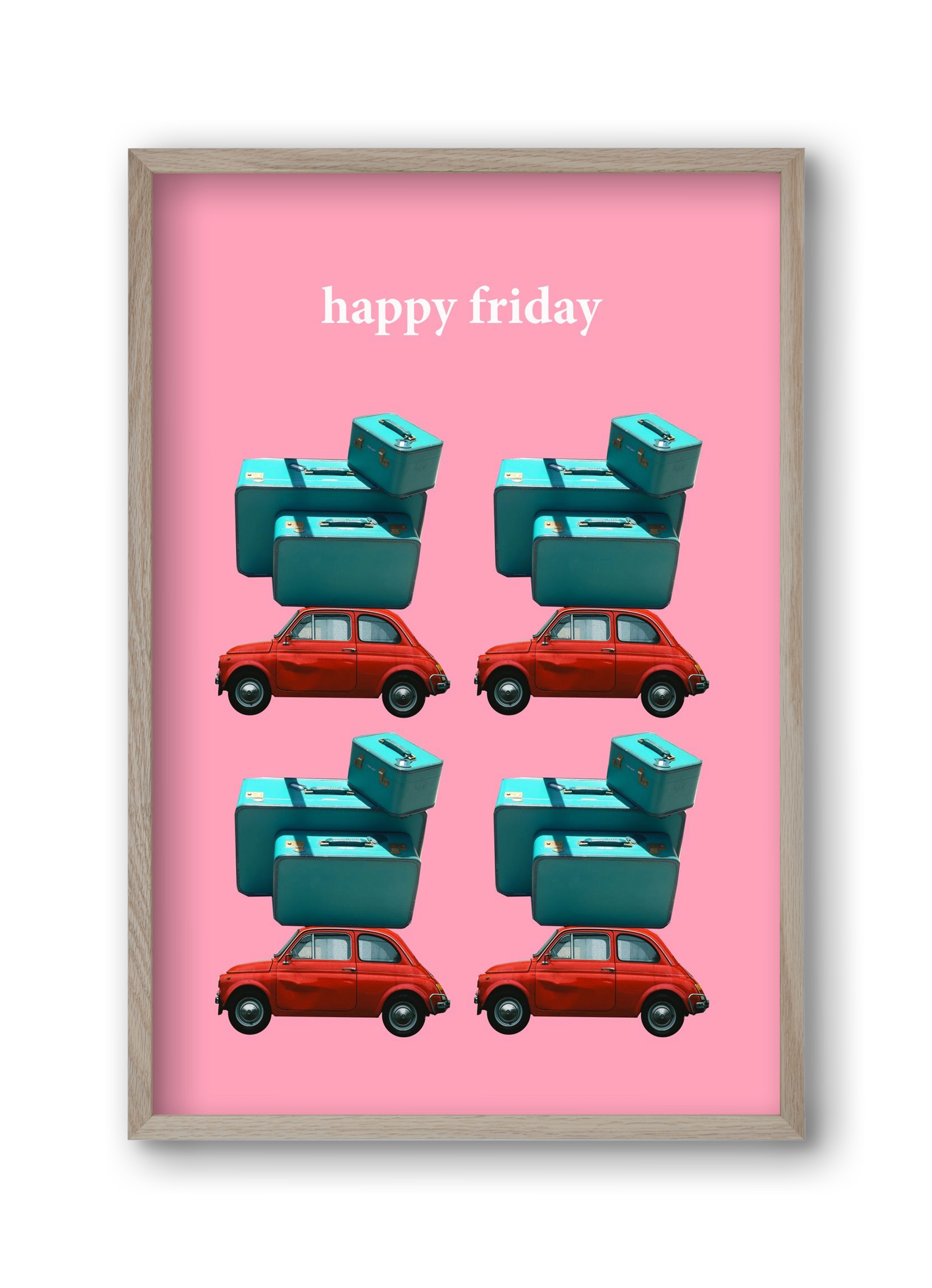 Holidays 1., 30x45 cm (30x45 cm), Tölgy keret