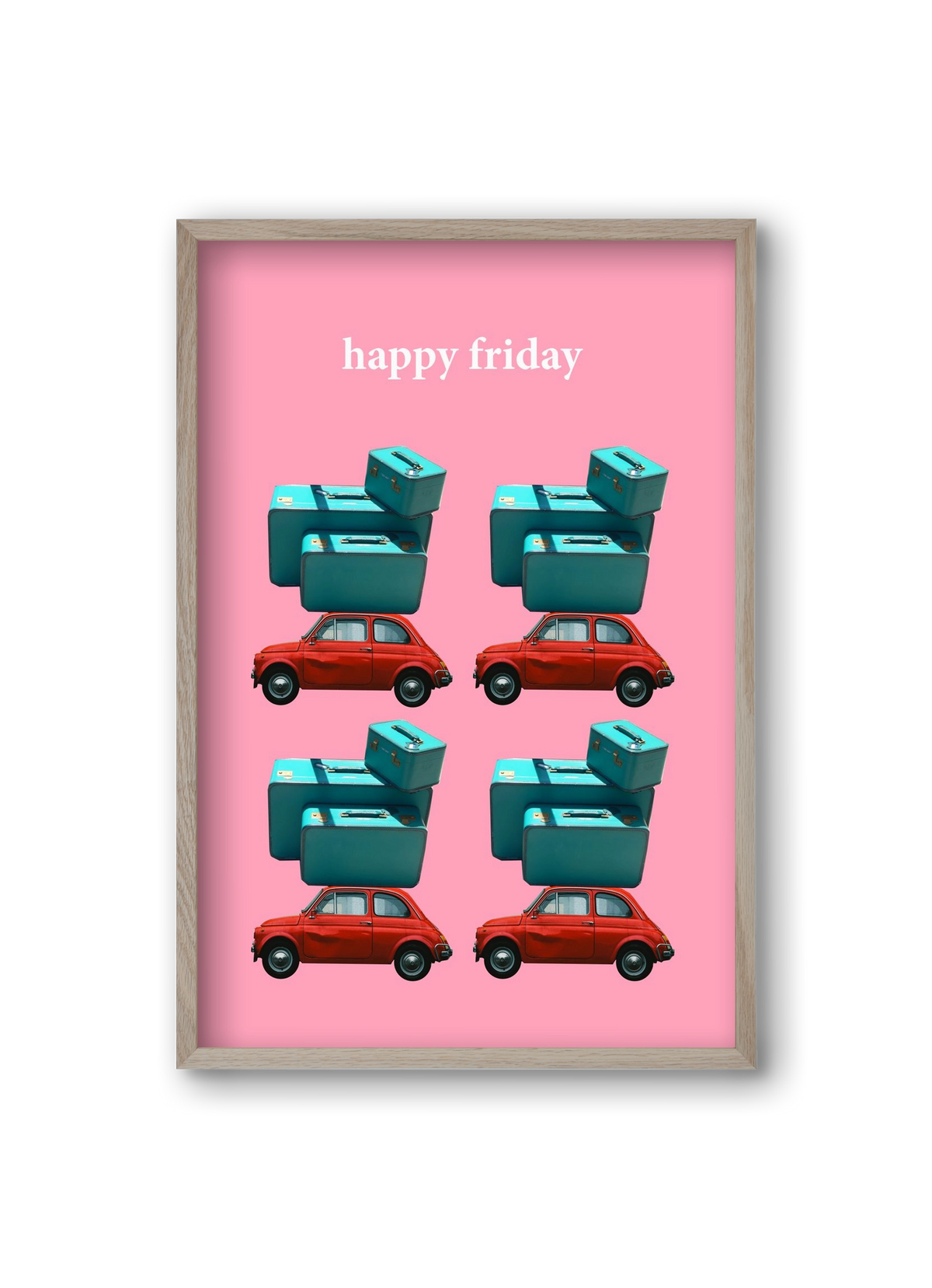 Holidays 1., 20x30 cm (20x30 cm), Tölgy keret