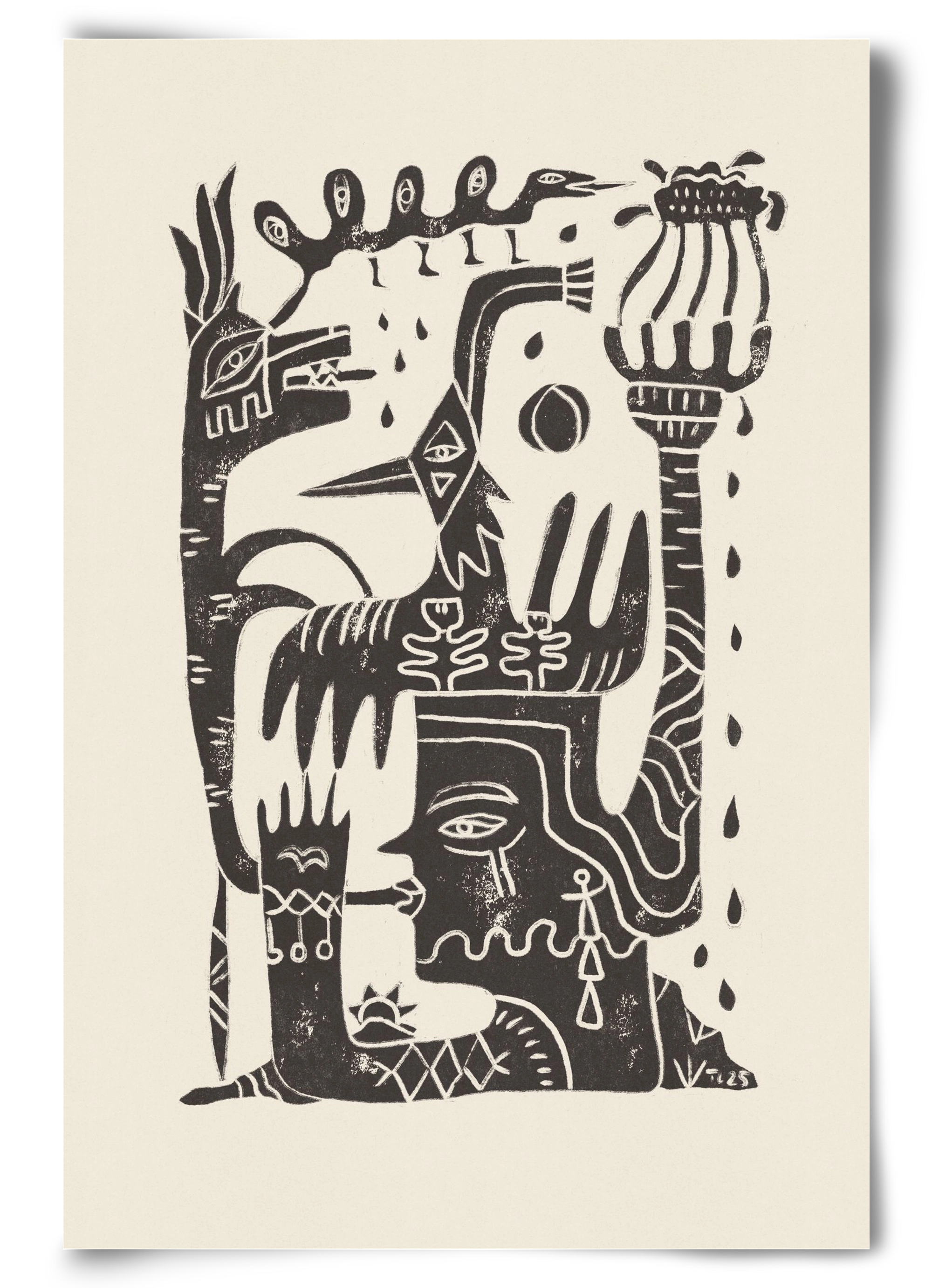 Lunar Eclipse, 60x90 cm, Keret nélkül