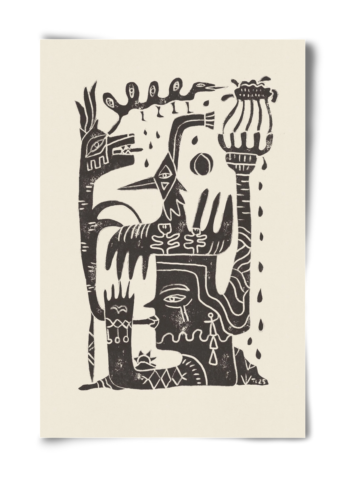 Lunar Eclipse, 40x60 cm, Keret nélkül