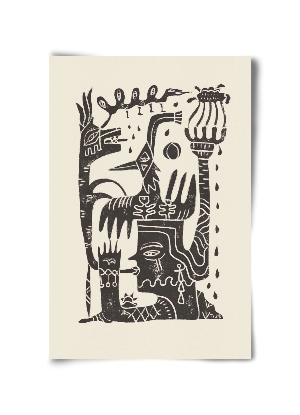 Lunar Eclipse, 30x45 cm, Keret nélkül