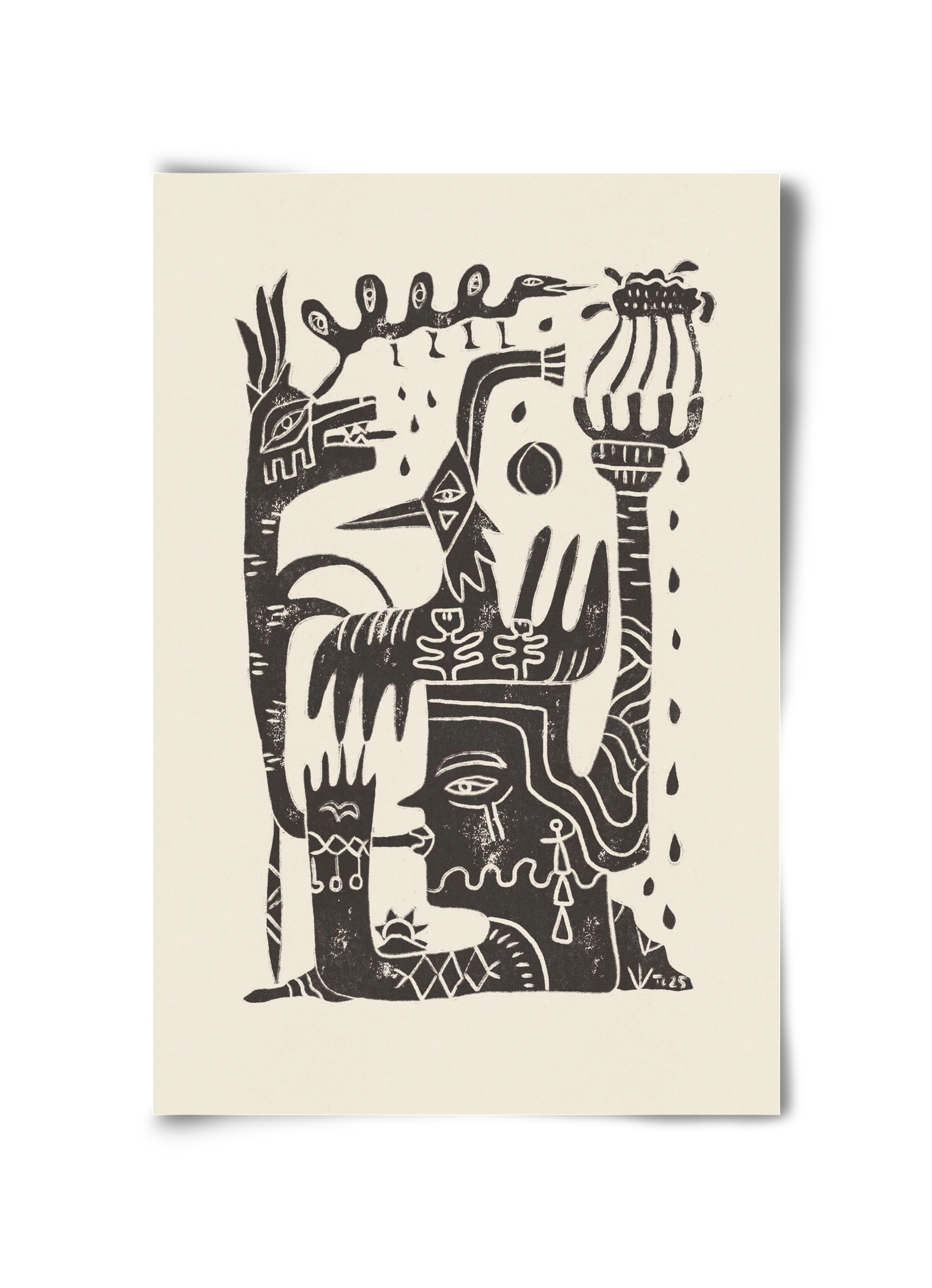 Lunar Eclipse, 30x45 cm, Keret nélkül