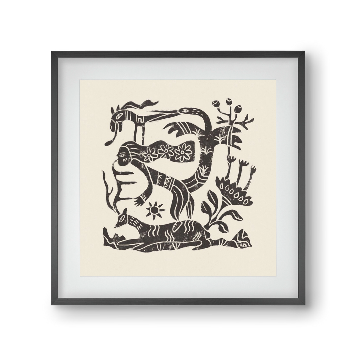 September Ride, 30x30 cm (20x20 cm), Fekete keret, paszpartuval