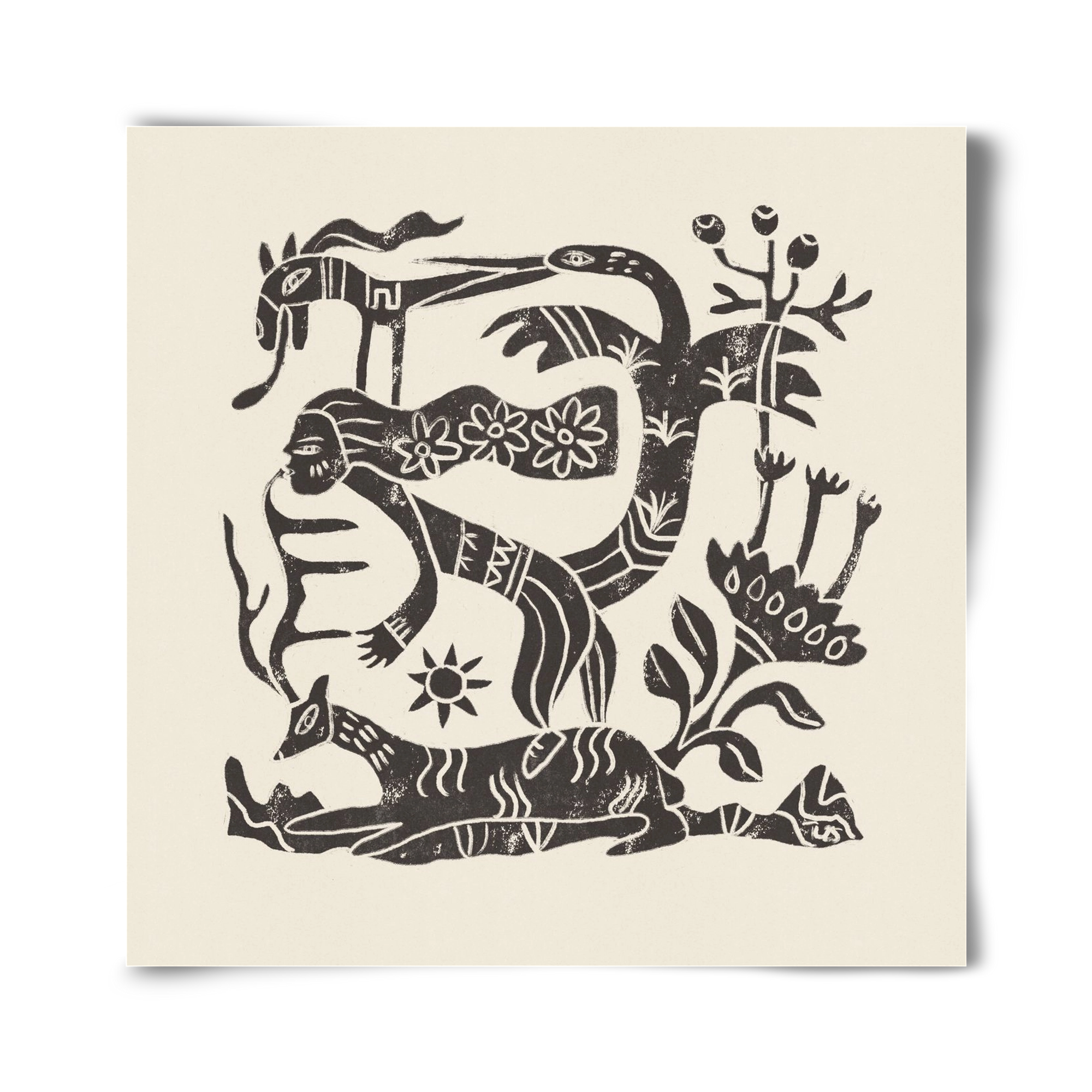 September Ride, 40x40 cm, Keret nélkül