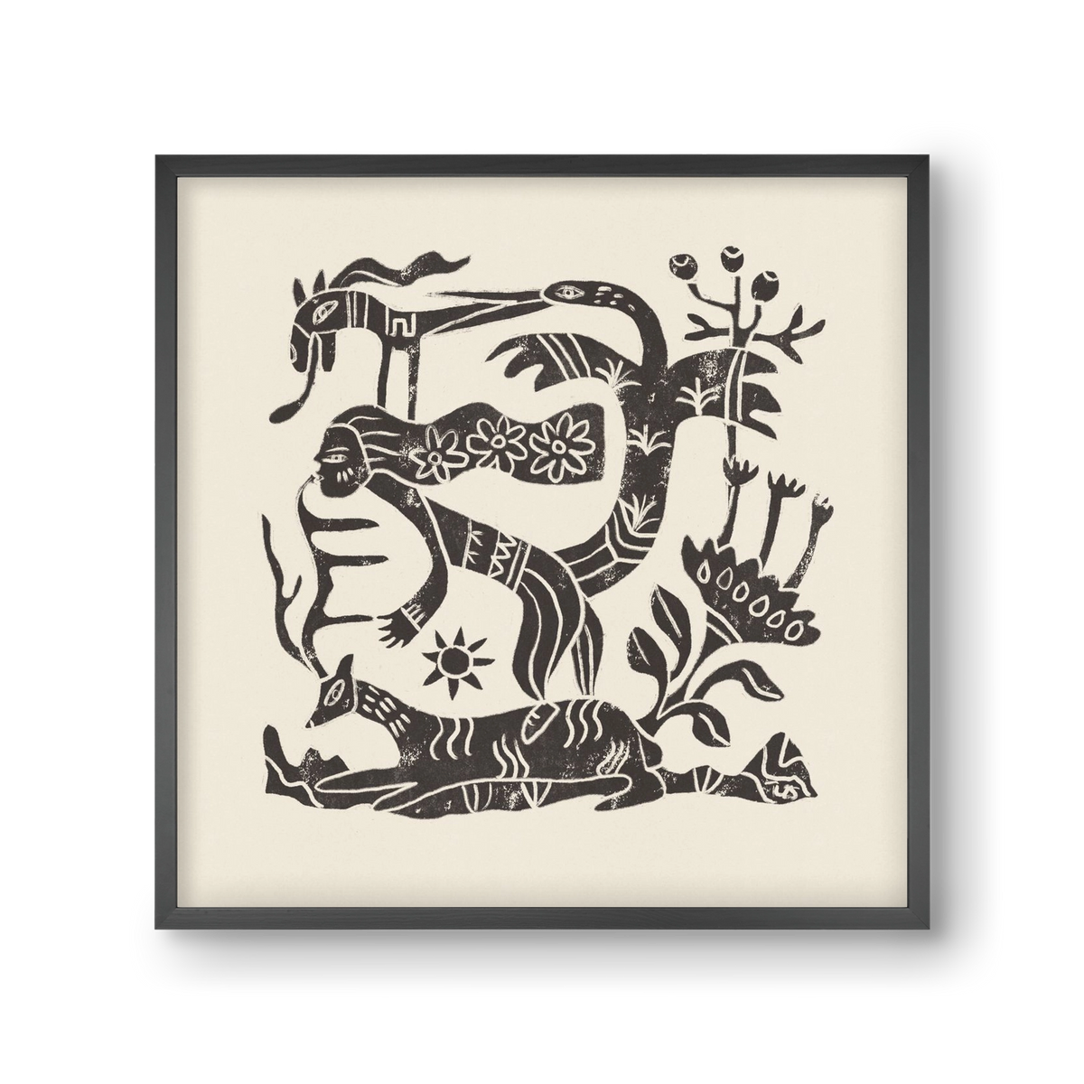 September Ride, 30x30 cm (30x30 cm), Fekete keret