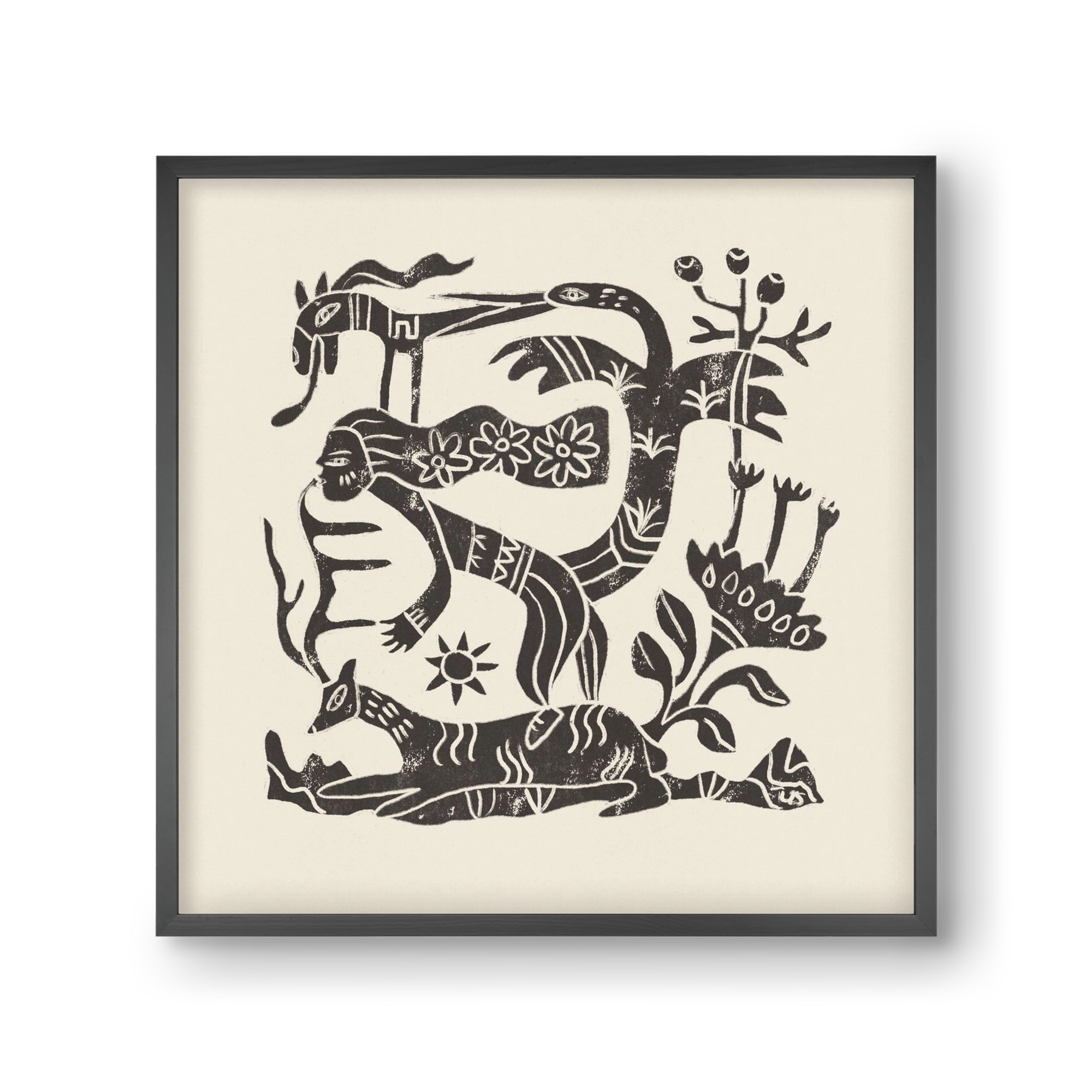 September Ride, 30x30 cm (30x30 cm), Fekete keret