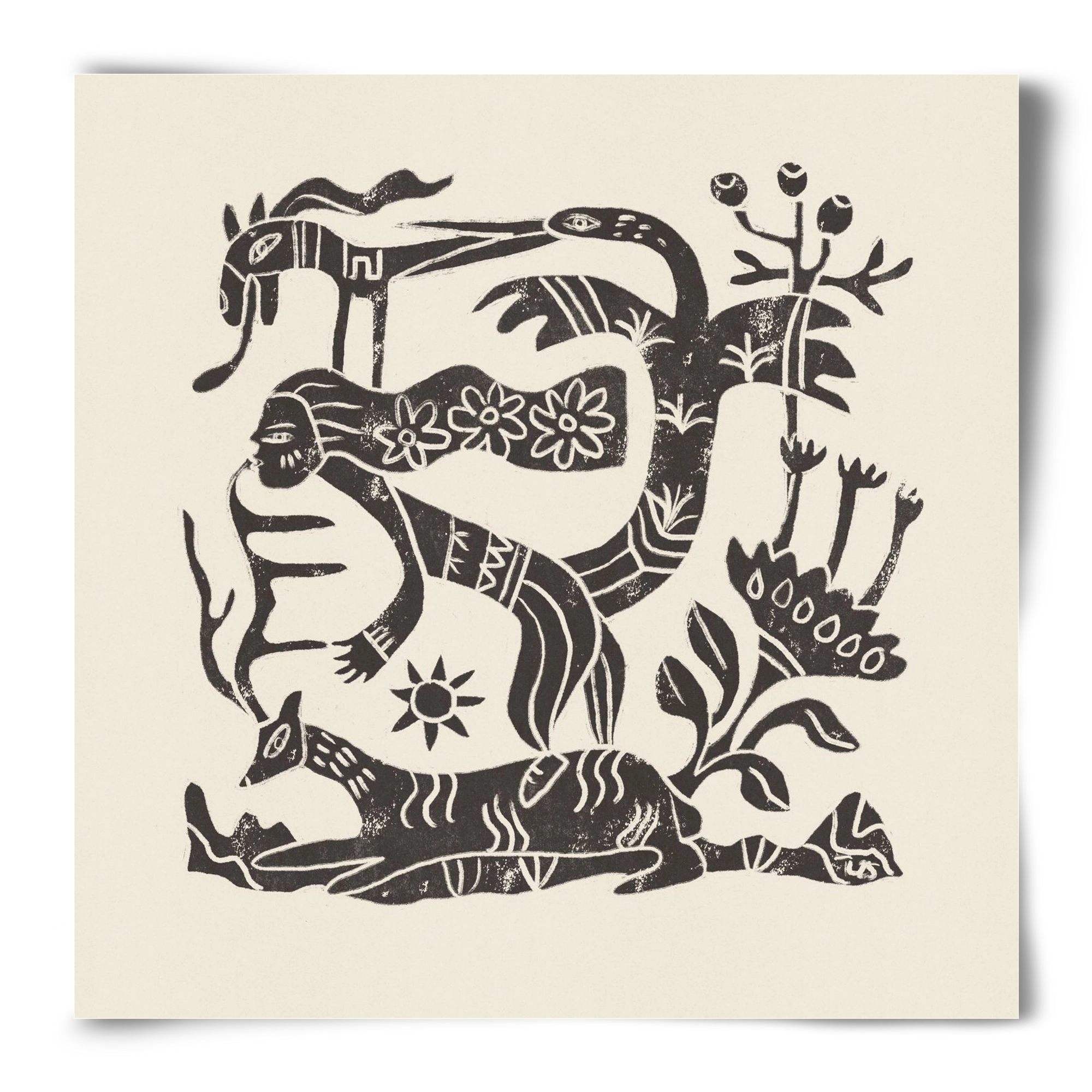 September Ride, 50x50 cm, Keret nélkül