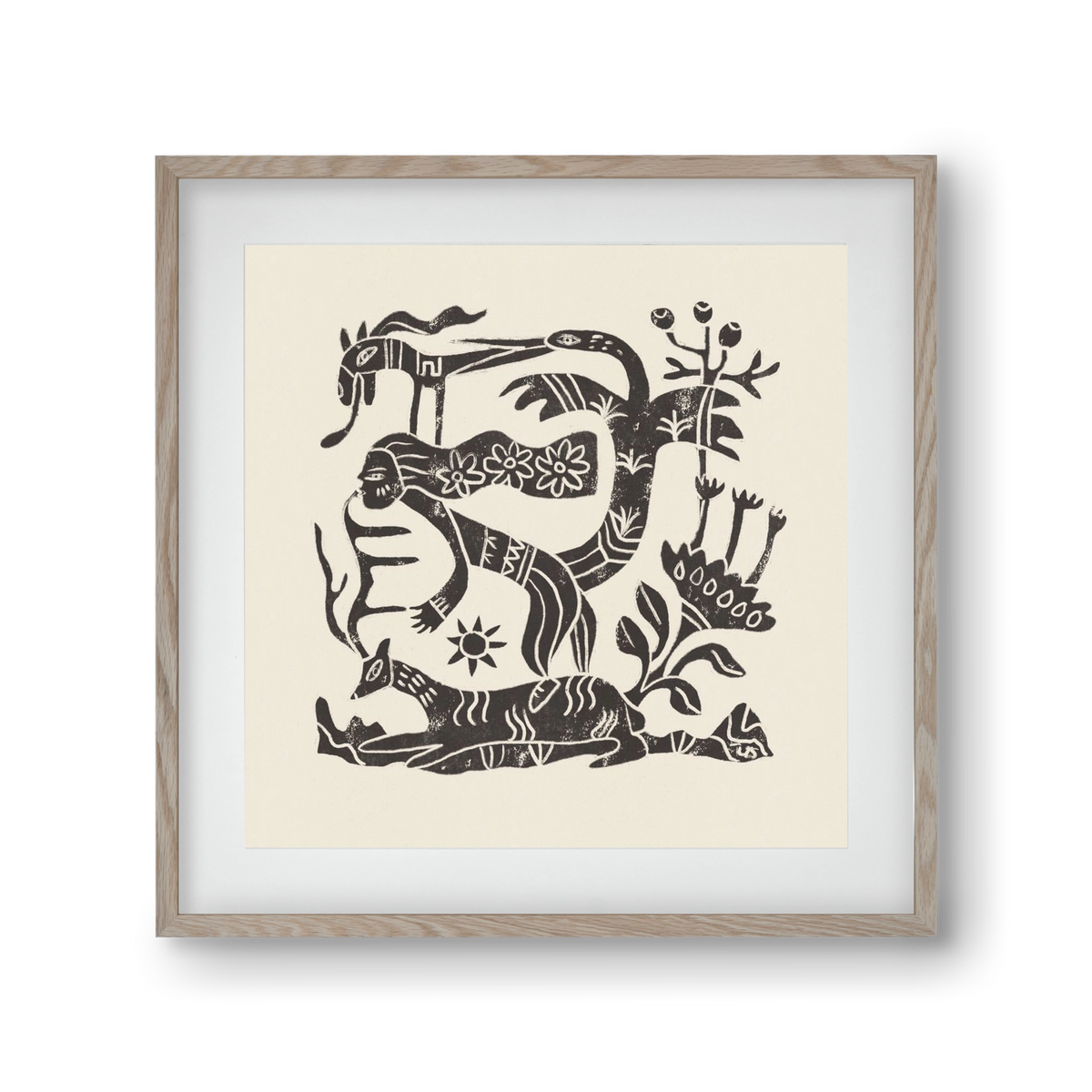 September Ride, 30x30 cm (20x20 cm), Tölgy keret, paszpartuval