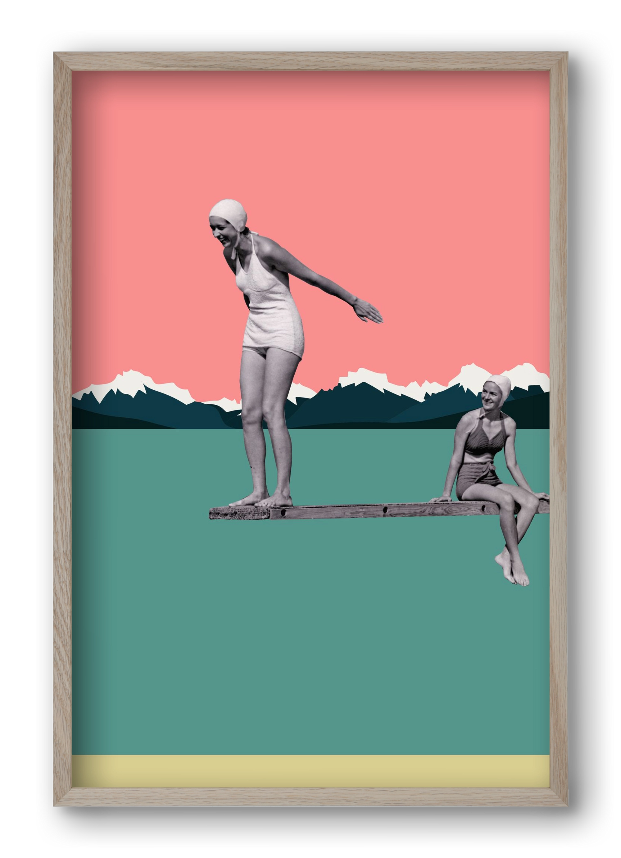 Holidays 2., 40x60 cm (40x60 cm), Tölgy keret