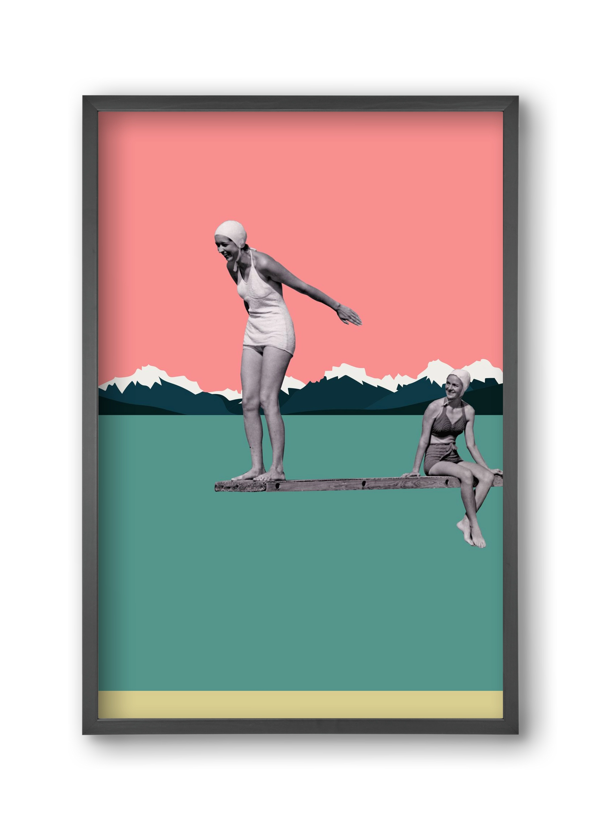 Holidays 2., 30x45 cm (30x45 cm), Fekete keret