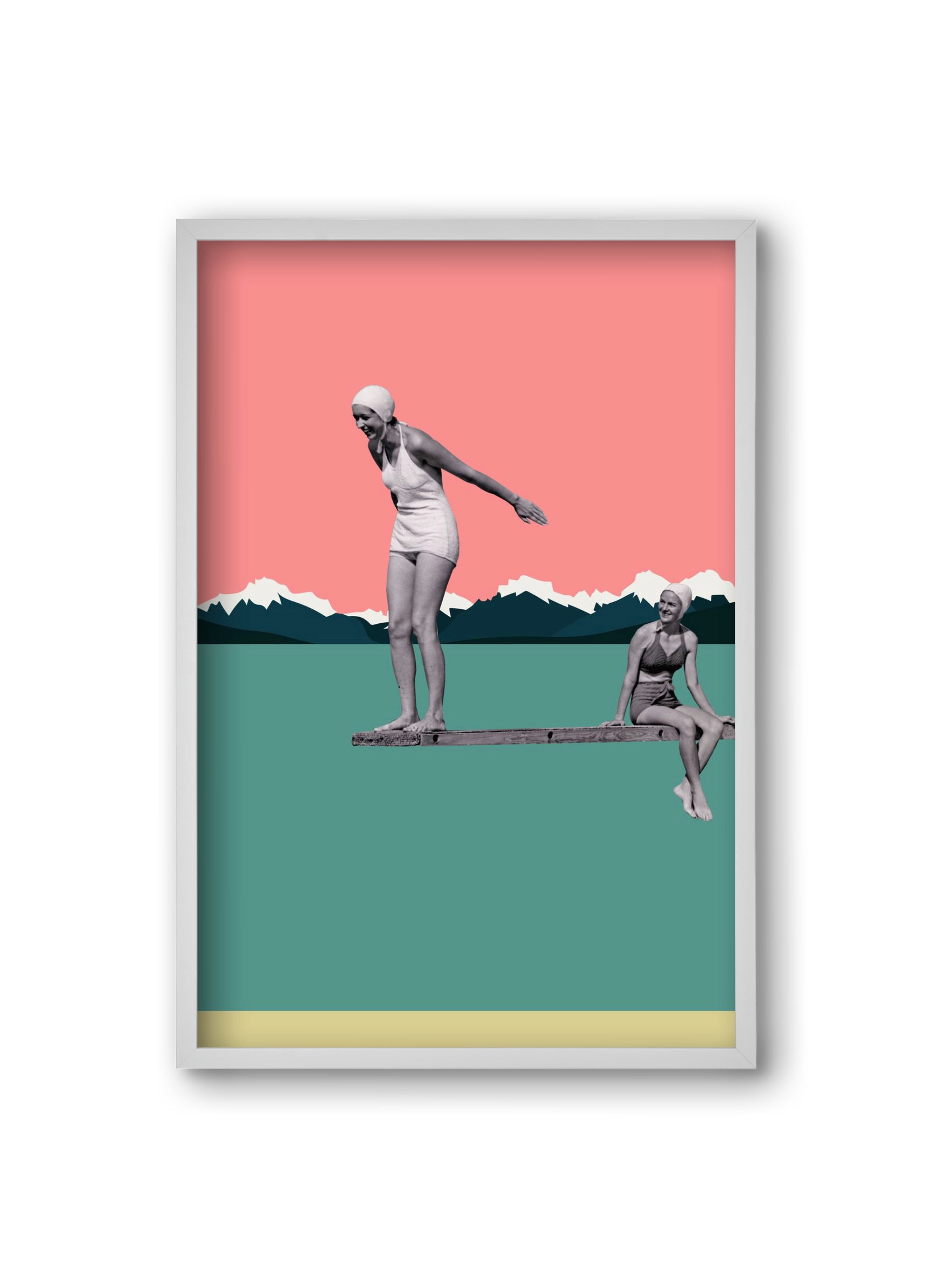 Holidays 2., 20x30 cm (20x30 cm), Fehér keret