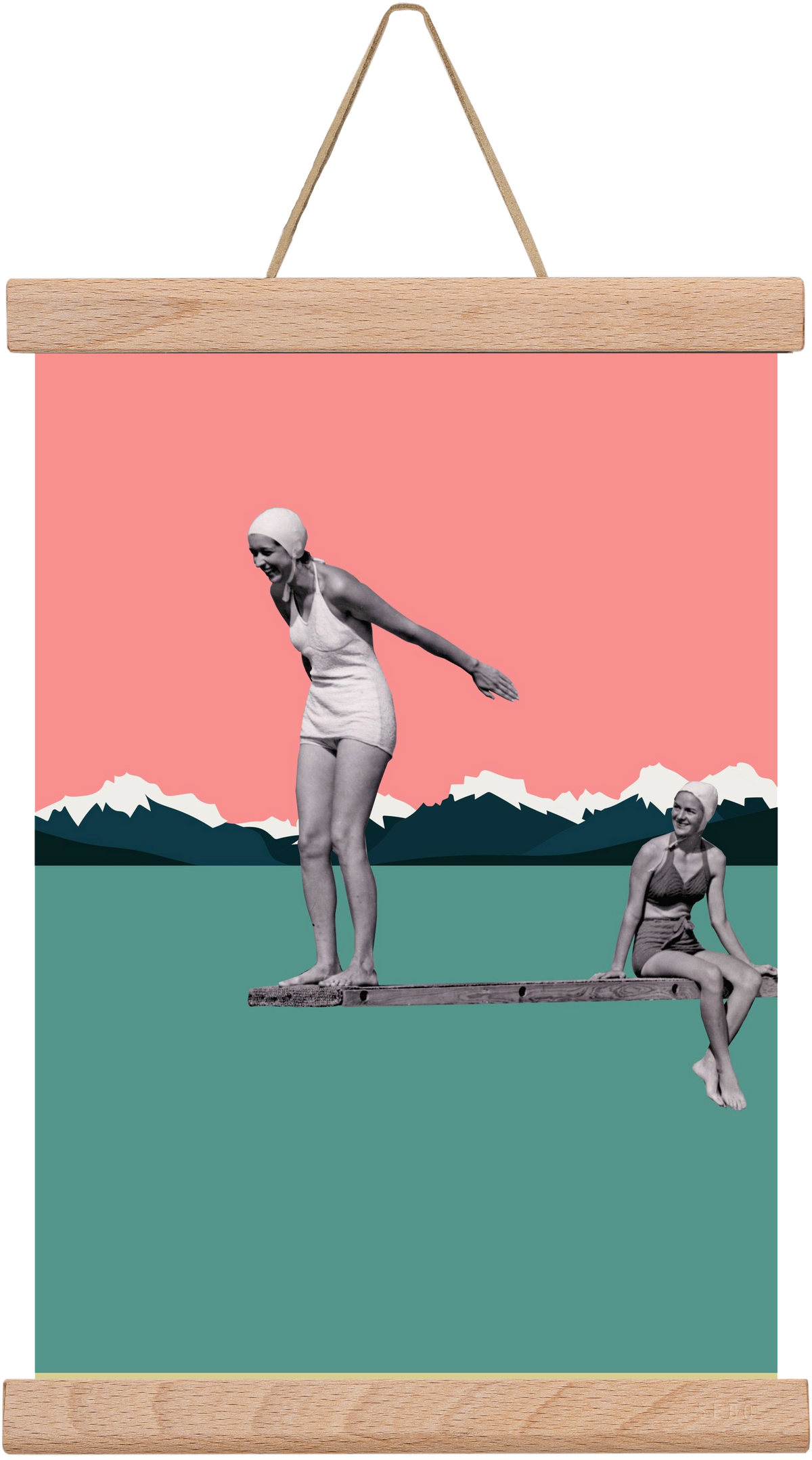 Holidays 2., 20x30 cm (20x30 cm), Tölgy akasztó