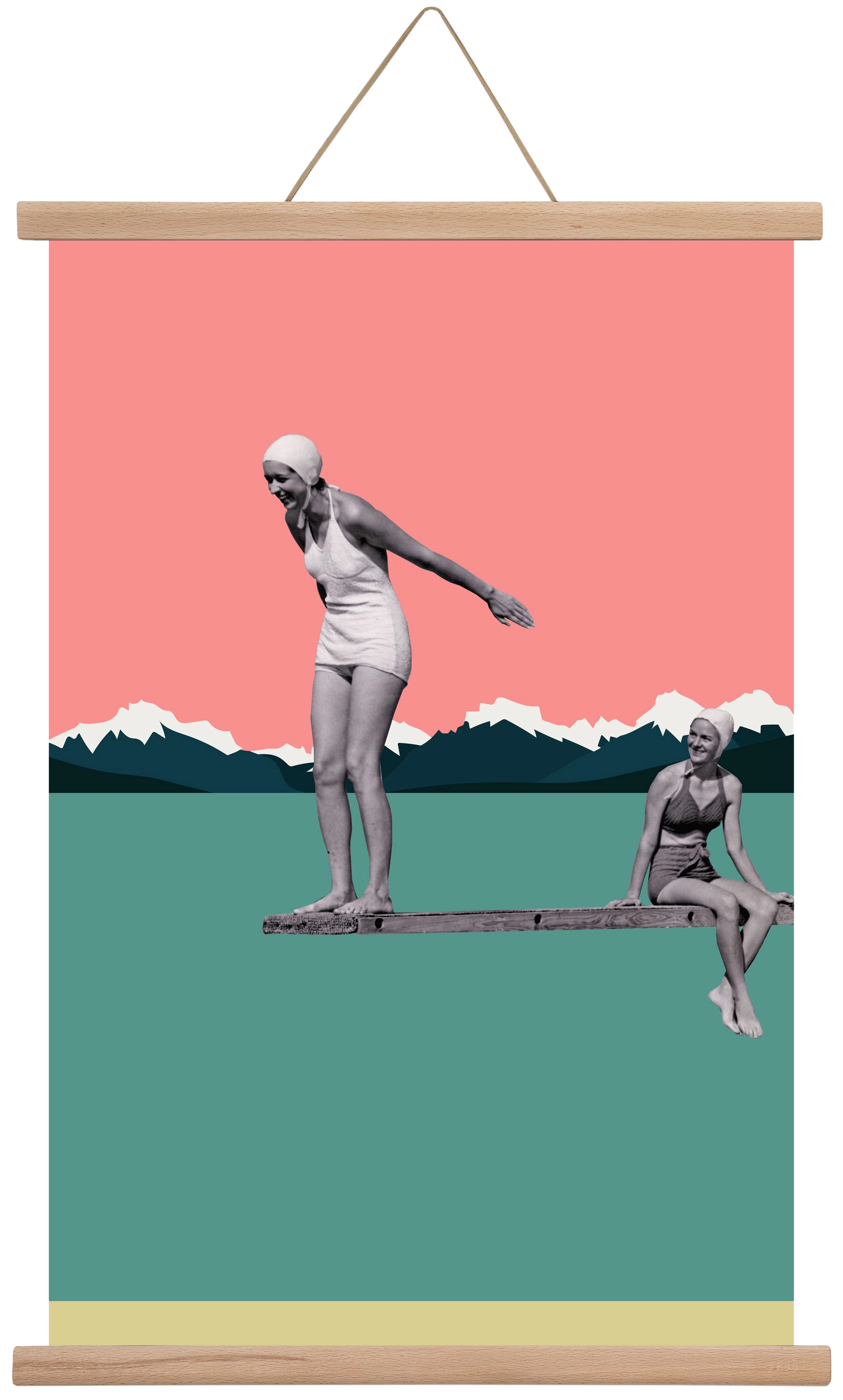 Holidays 2., 40x60 cm (40x60 cm), Tölgy akasztó