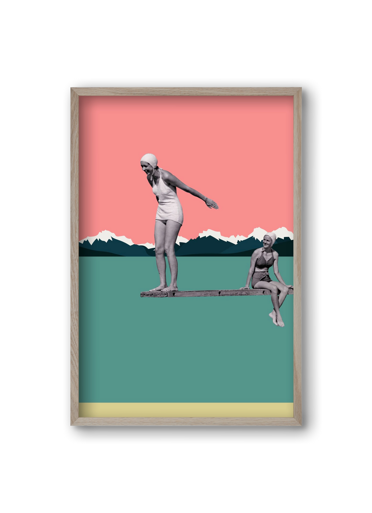 Holidays 2., 20x30 cm (20x30 cm), Tölgy keret