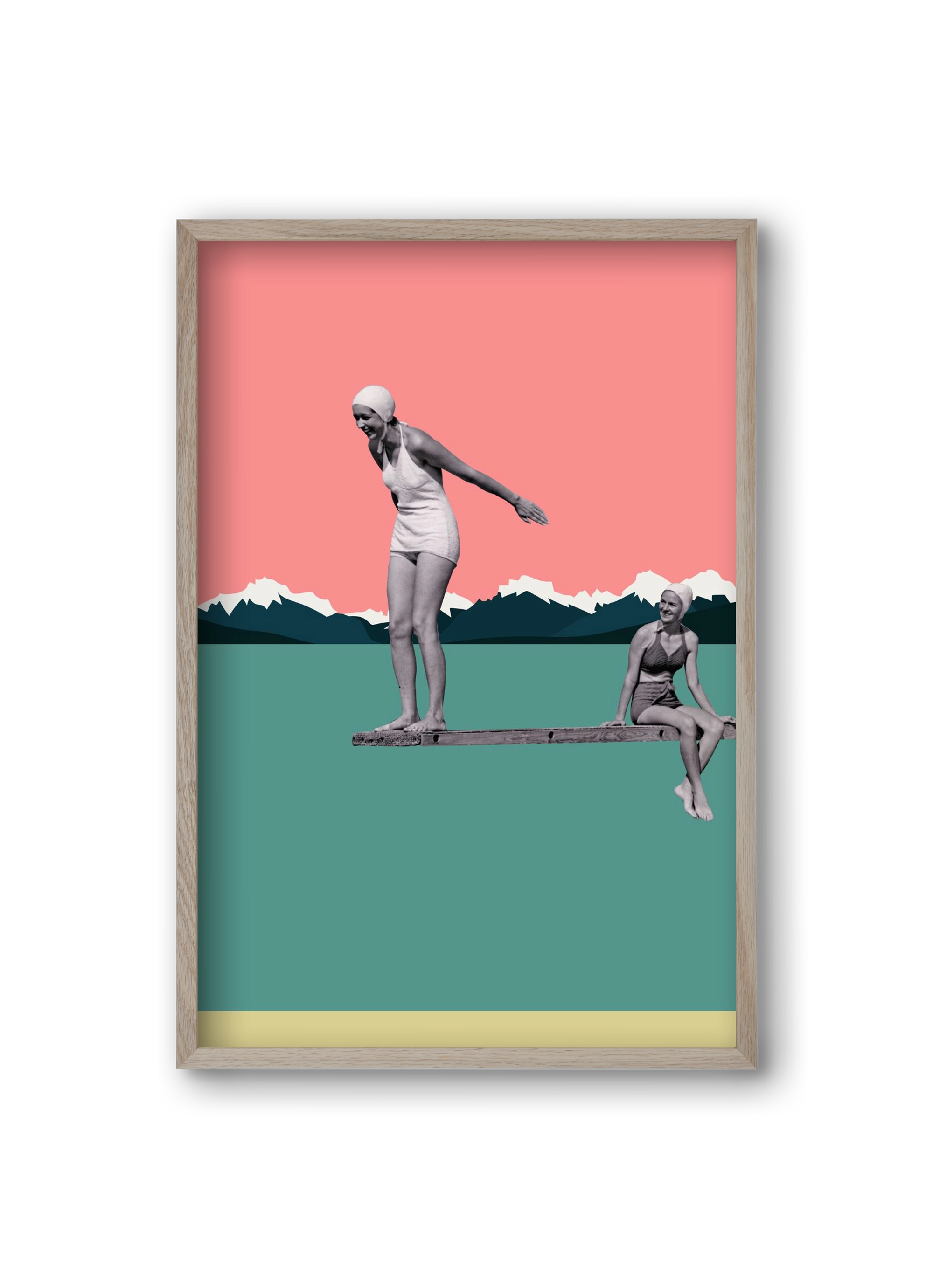 Holidays 2., 20x30 cm (20x30 cm), Tölgy keret