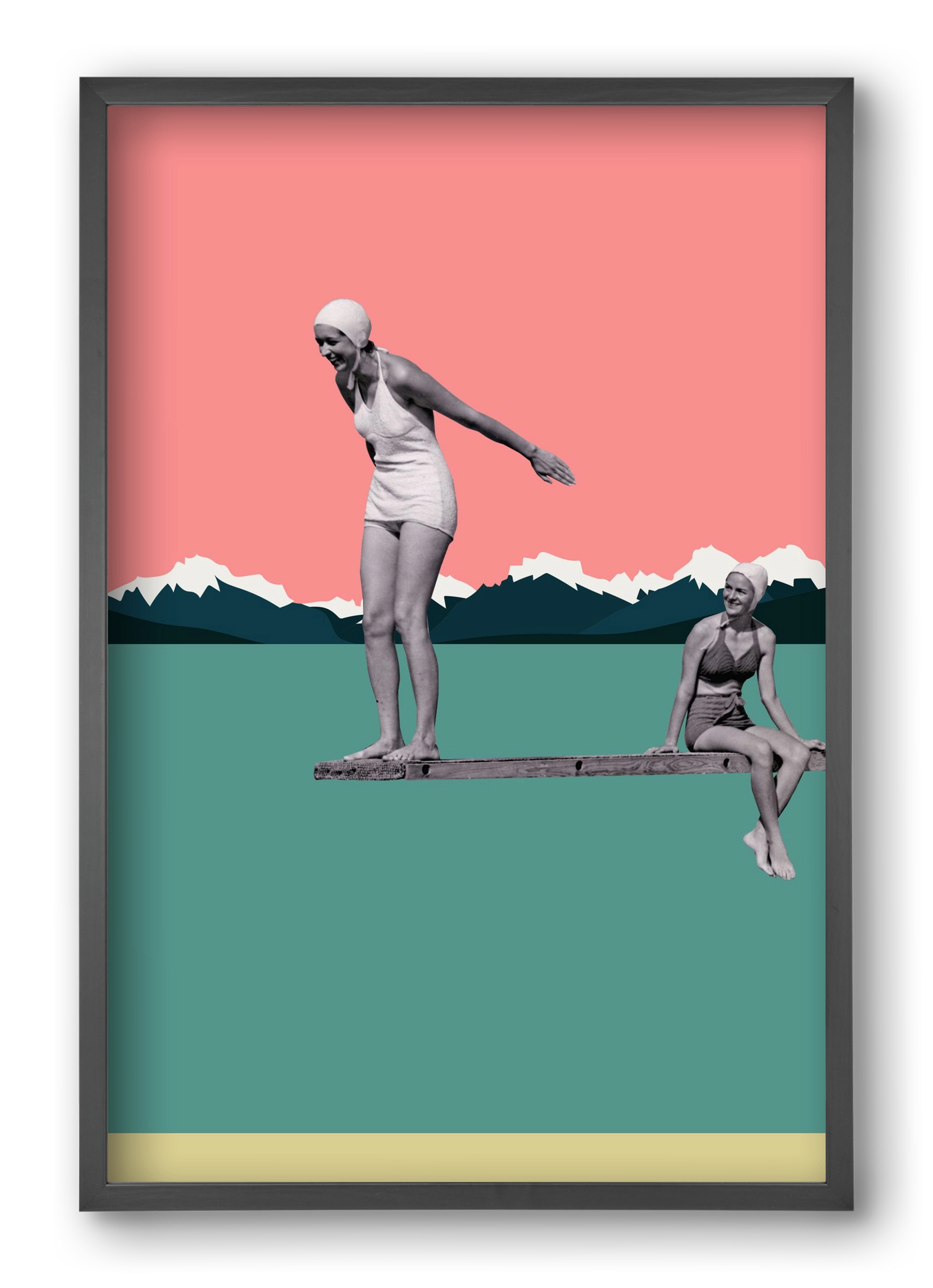 Holidays 2., 40x60 cm (40x60 cm), Fekete keret